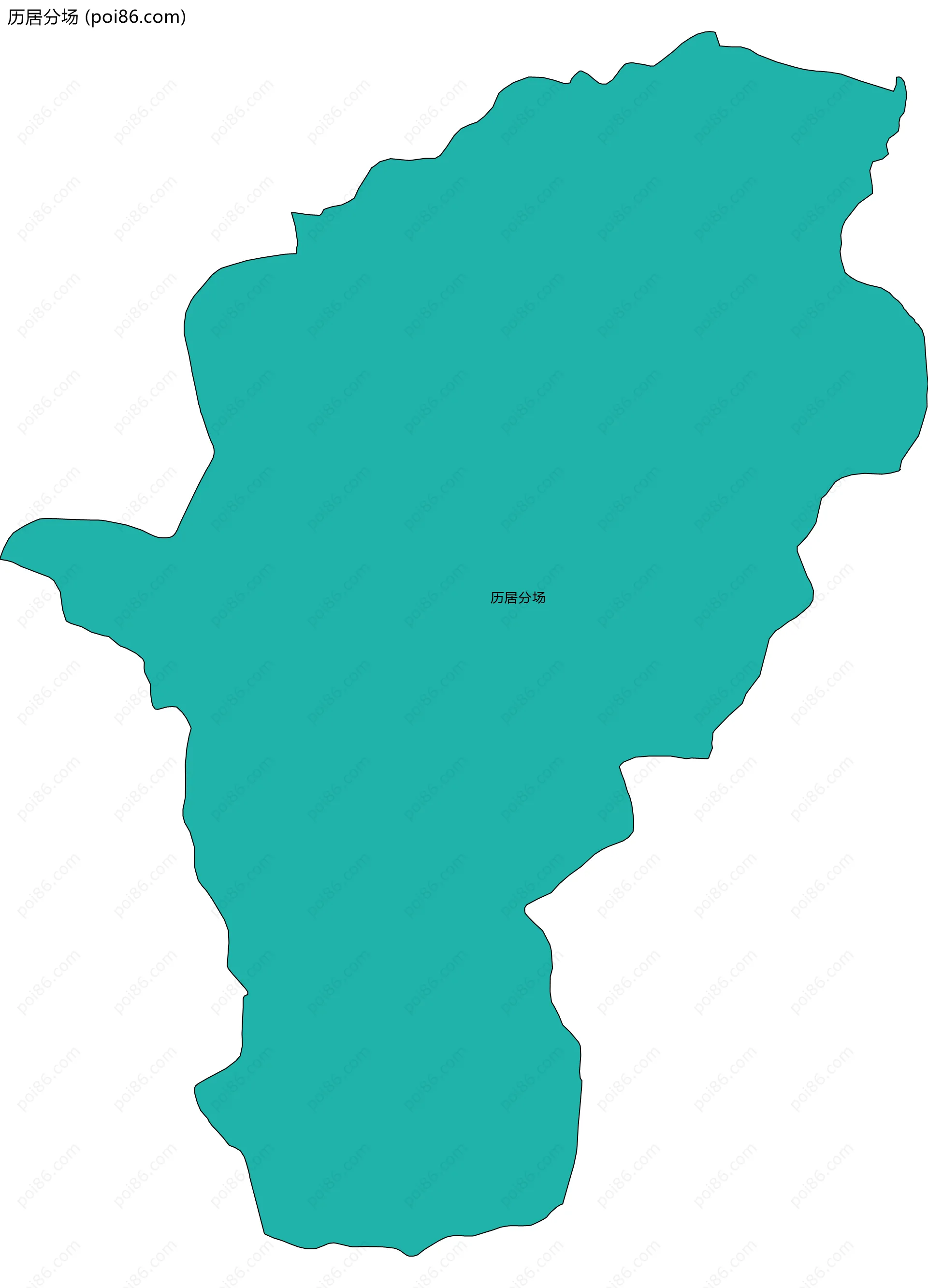 历居分场边界地图