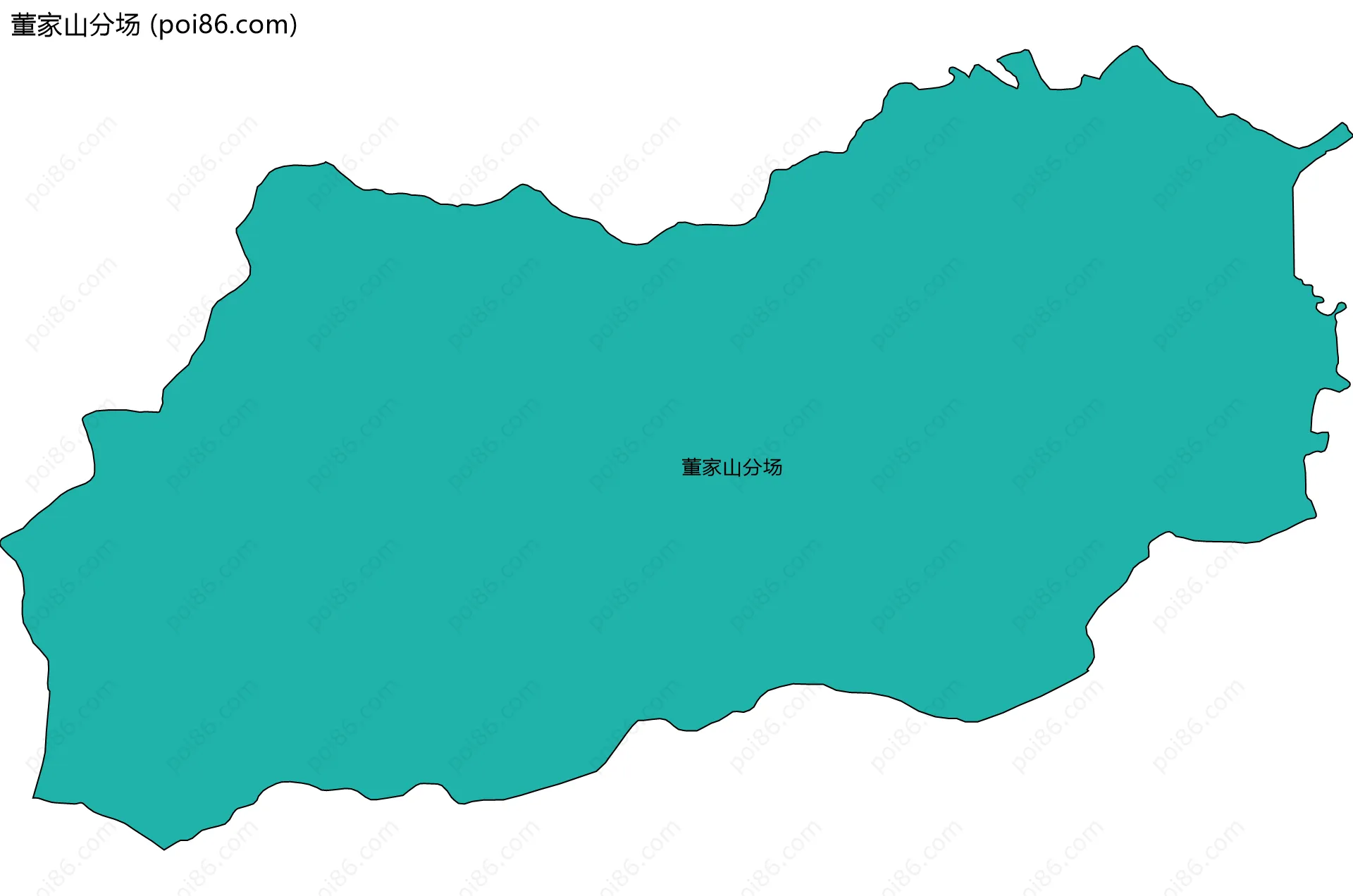 董家山分场边界地图
