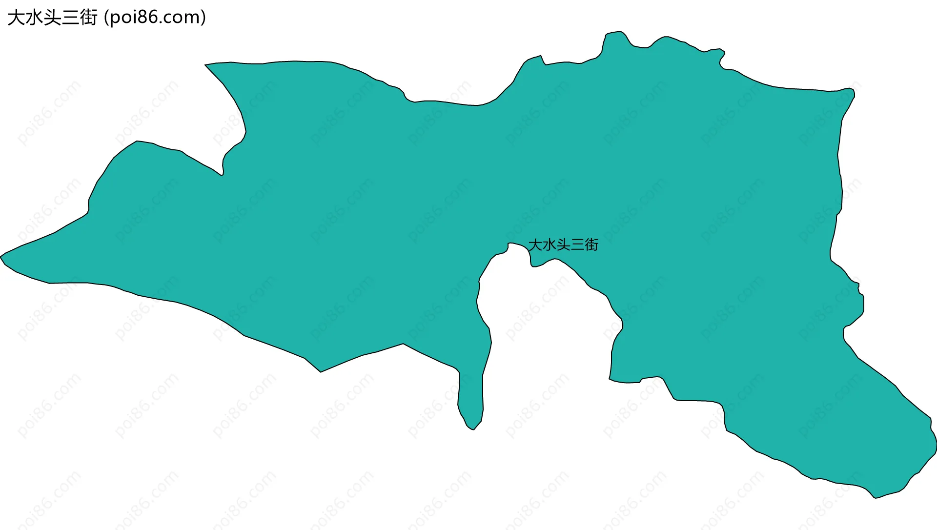 大水头三街边界地图