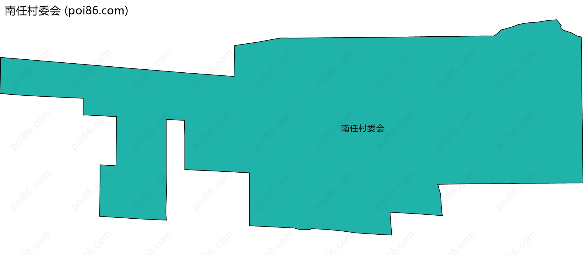 南任村委会边界地图