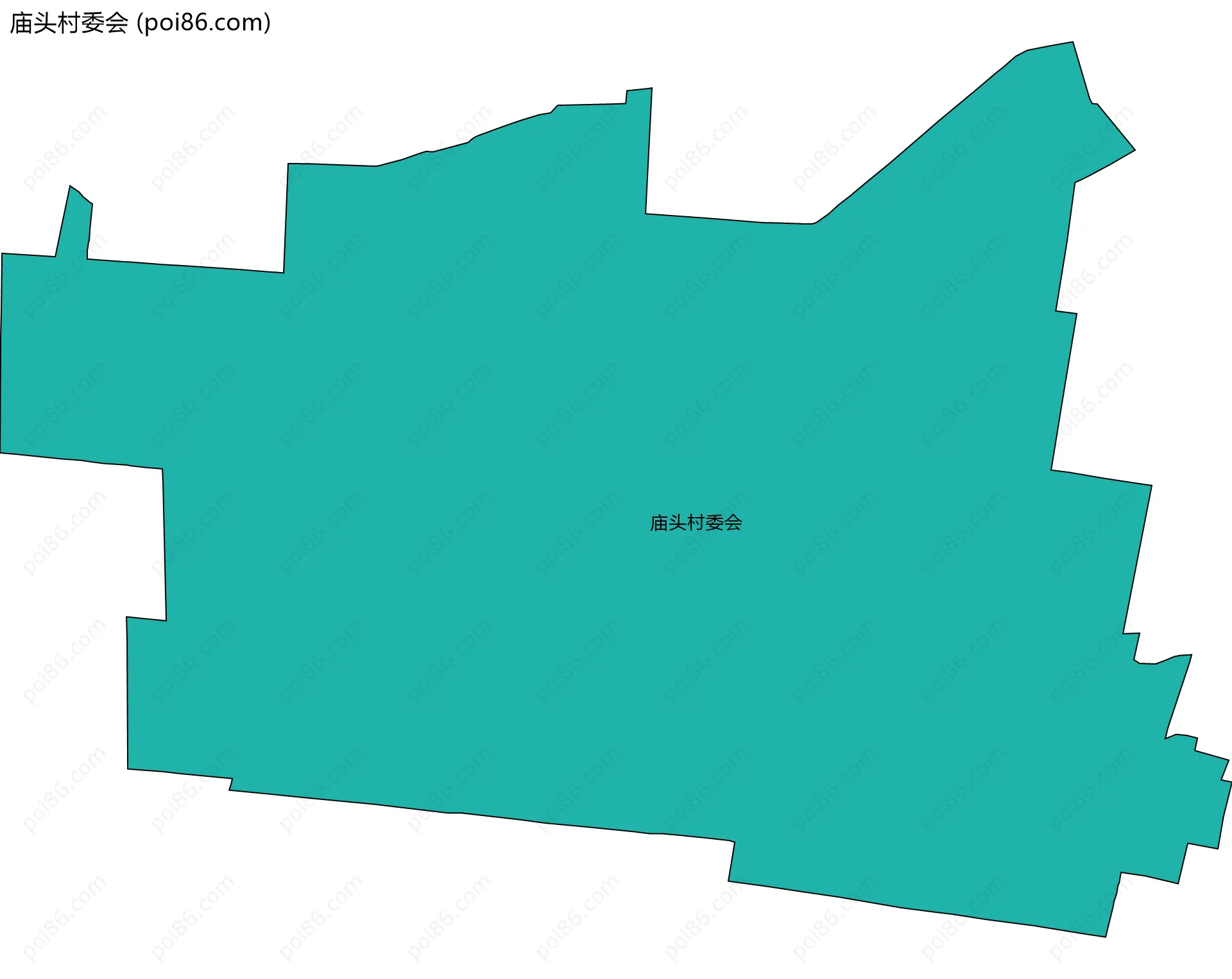 庙头村委会边界地图