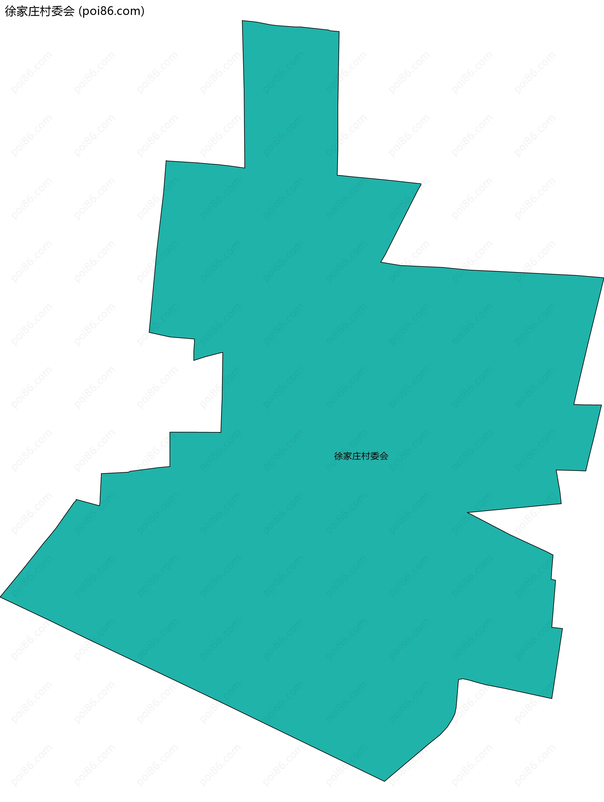 徐家庄村委会边界地图