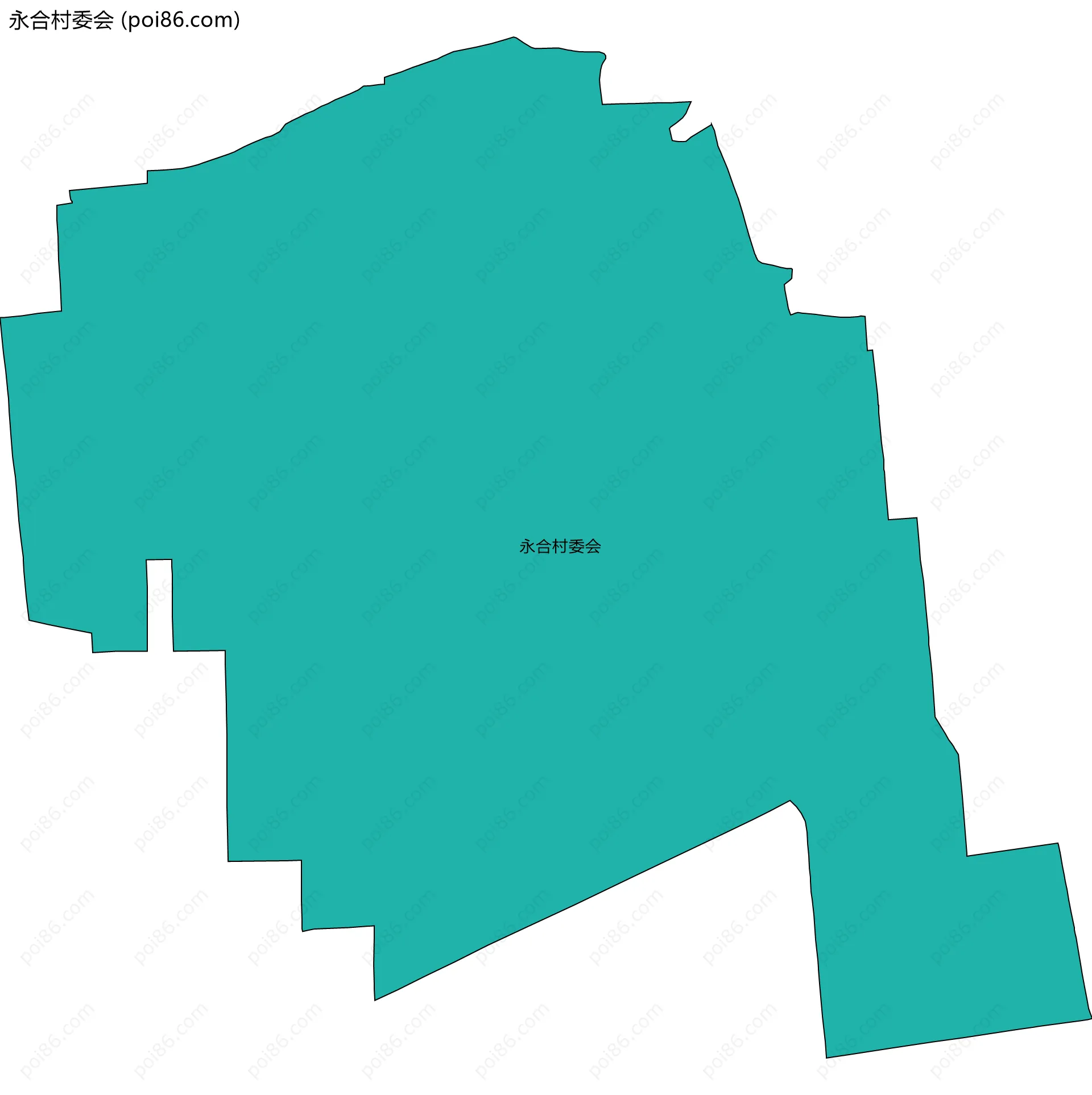 永合村委会边界地图