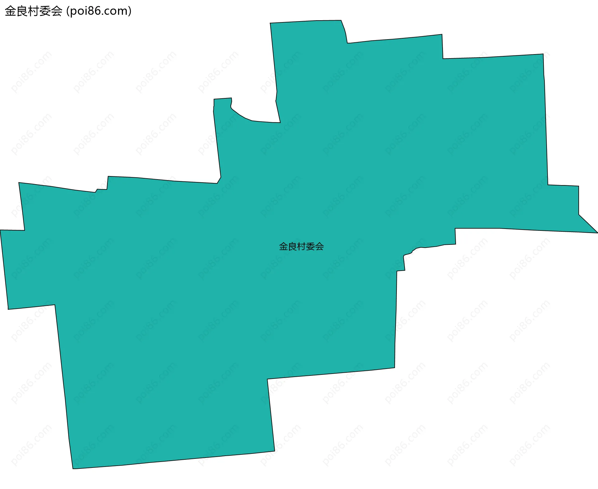 金良村委会边界地图