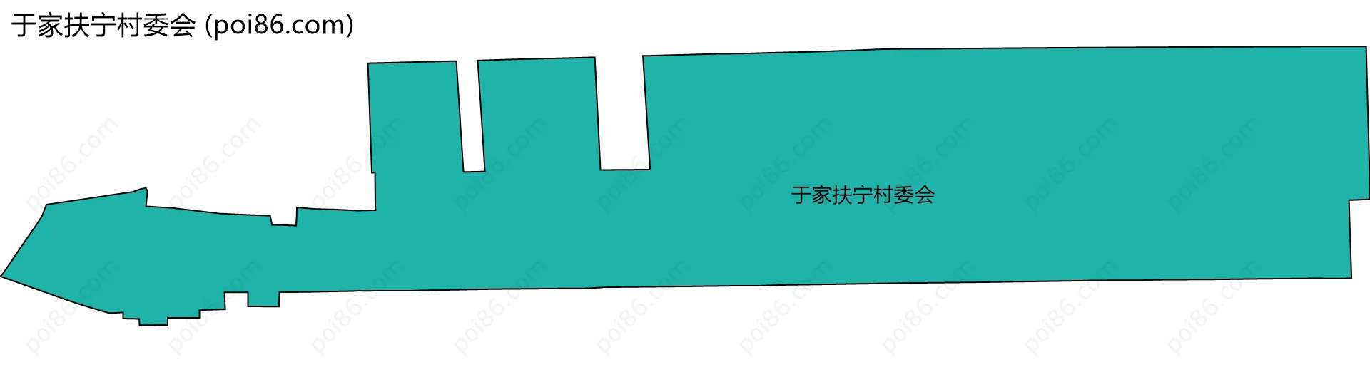 于家扶宁村委会边界地图