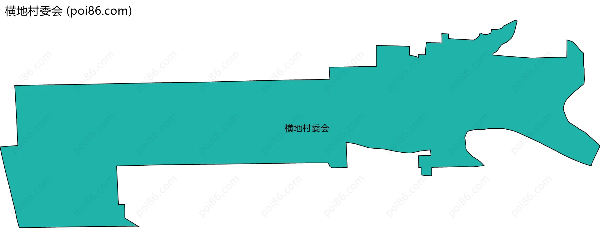 横地村委会边界地图