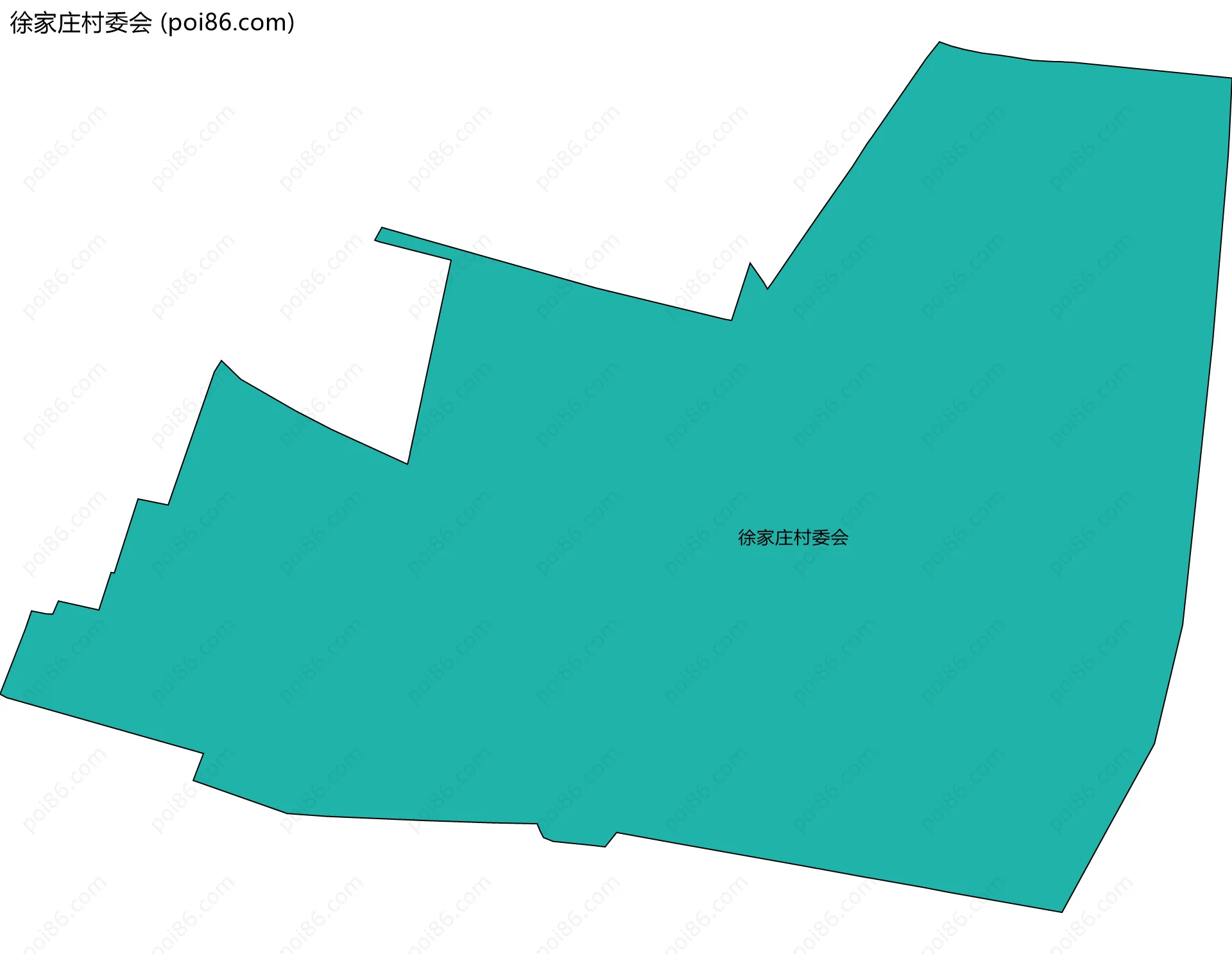 徐家庄村委会边界地图