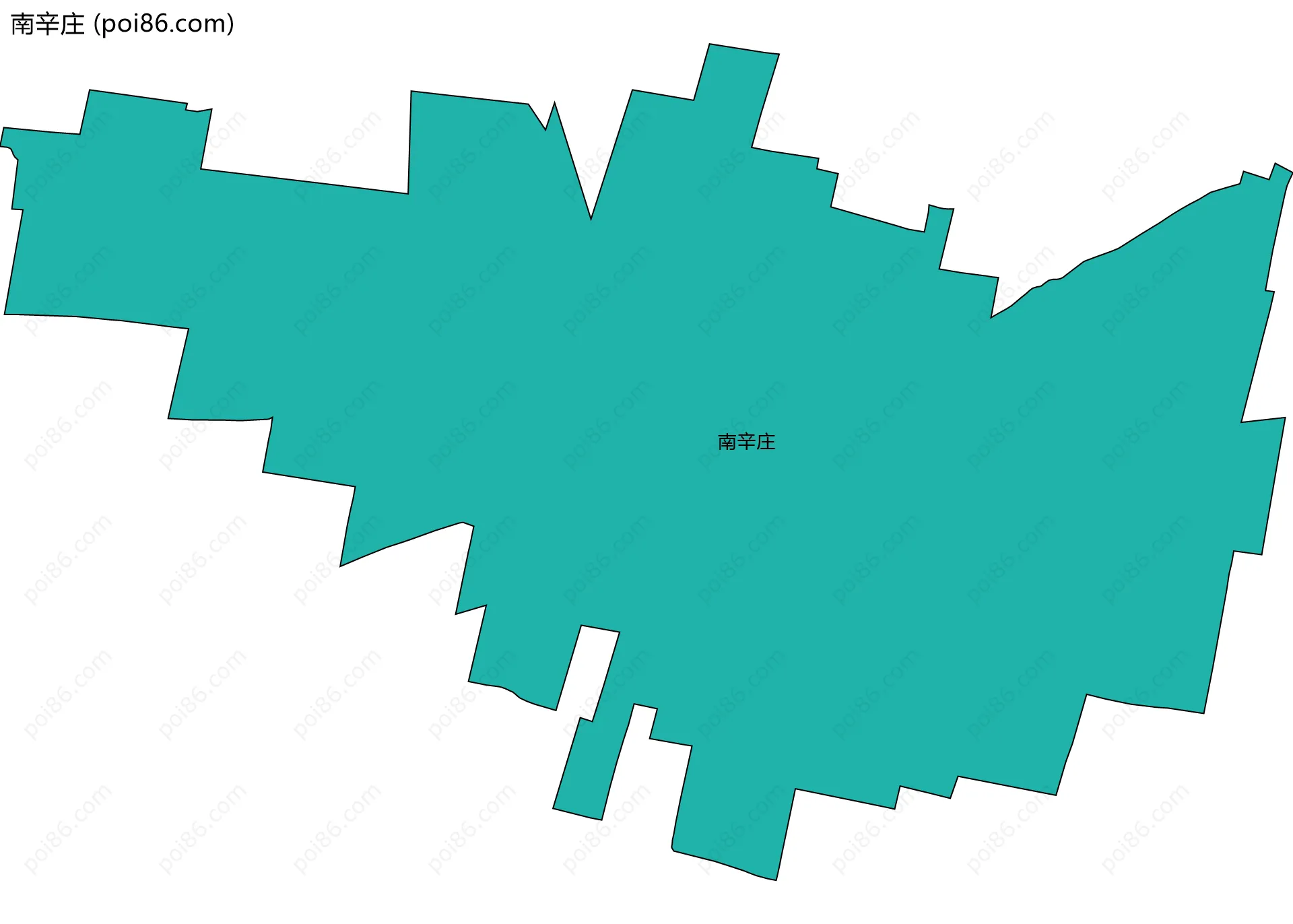 南辛庄边界地图