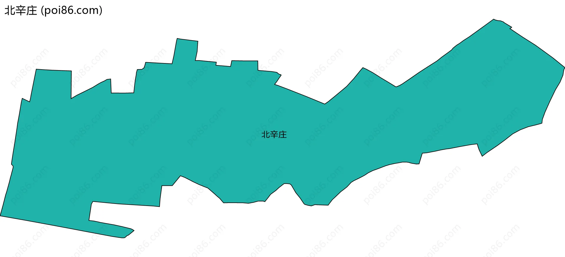 北辛庄边界地图