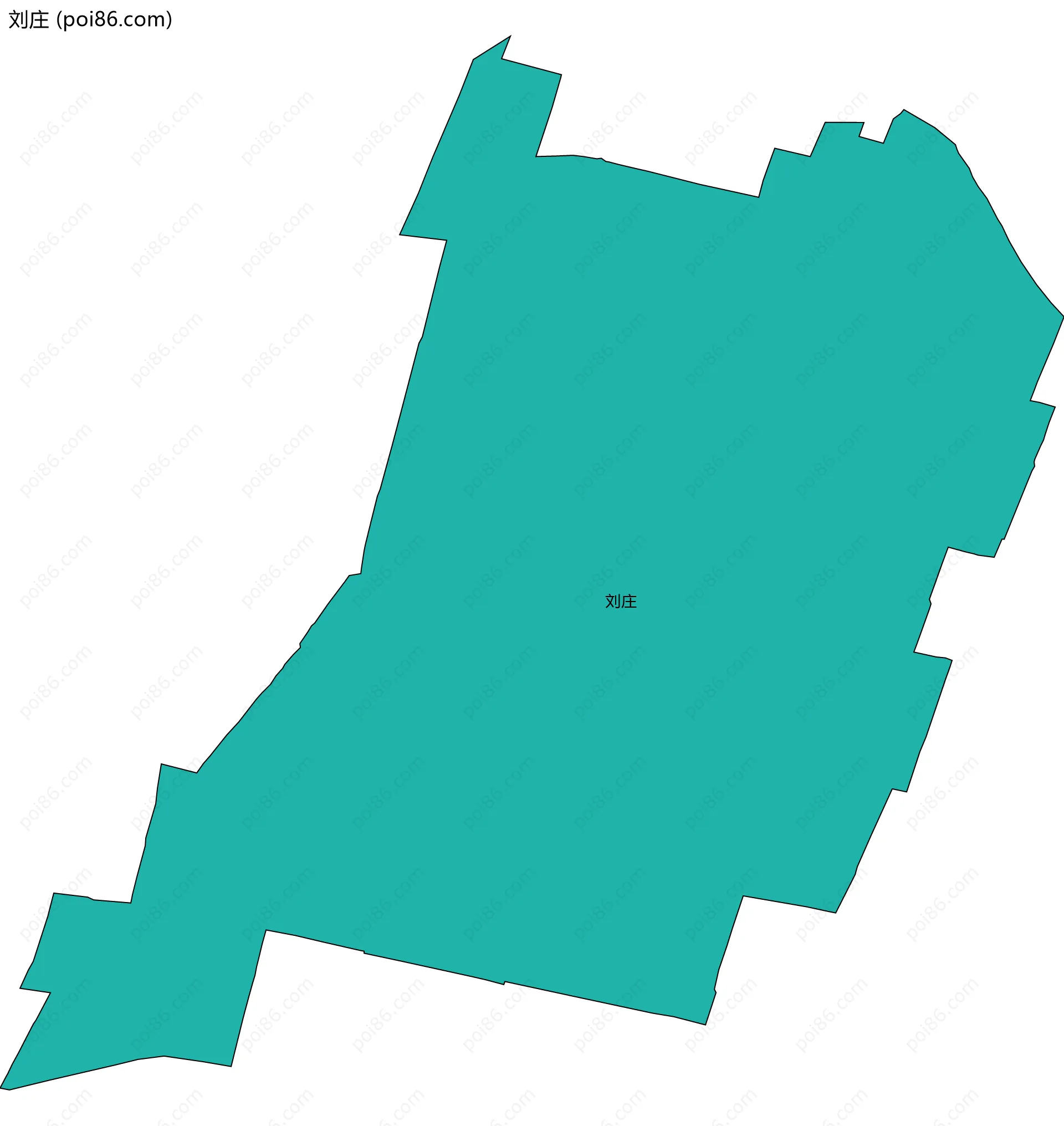 刘庄边界地图