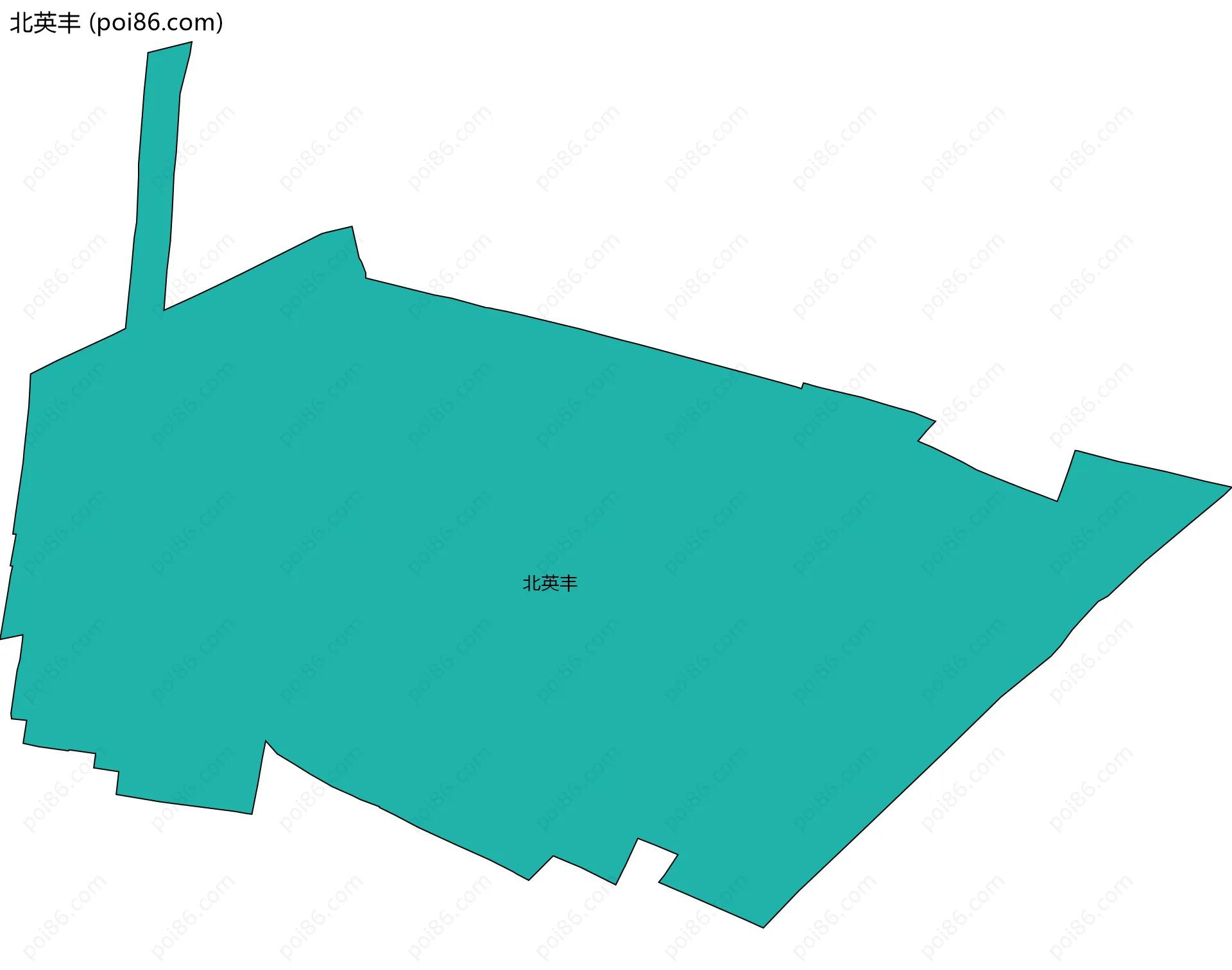 北英丰边界地图