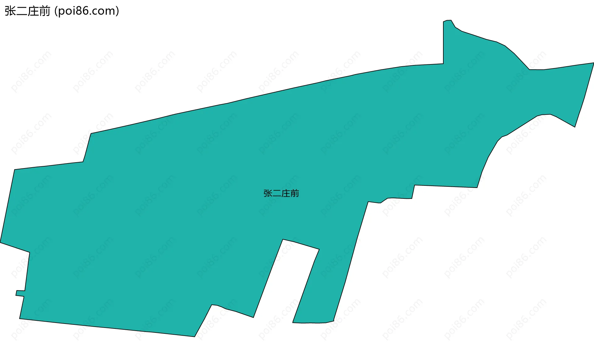 张二庄前边界地图