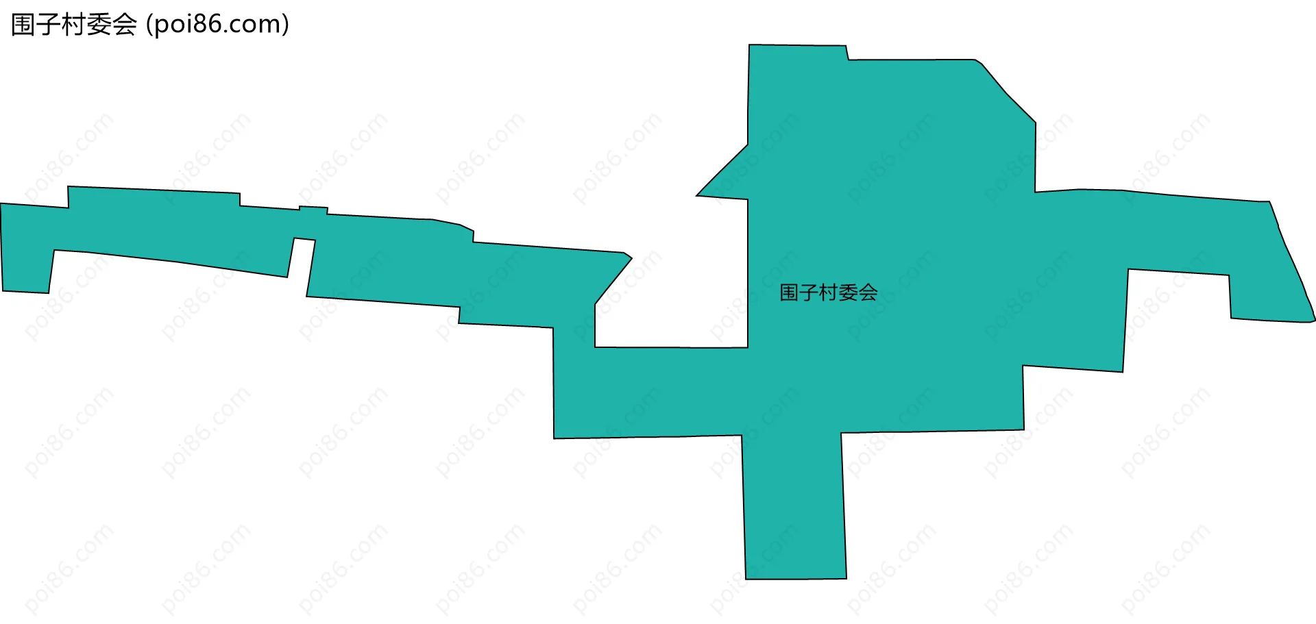 围子村委会边界地图