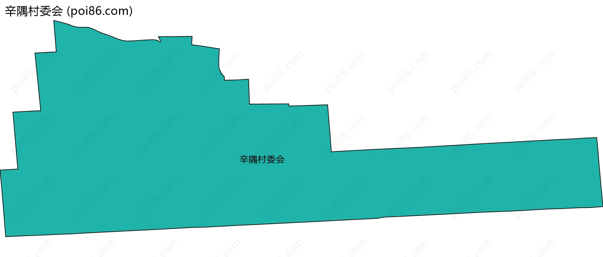辛隅村委会边界地图