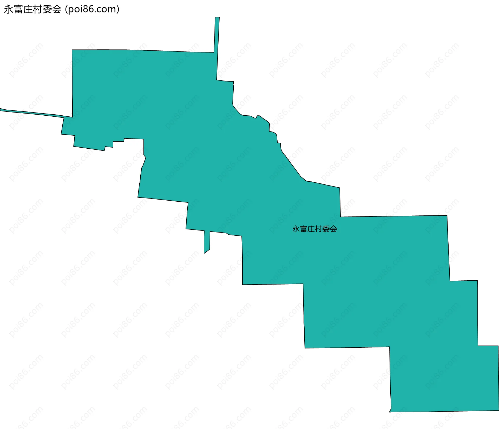 永富庄村委会边界地图