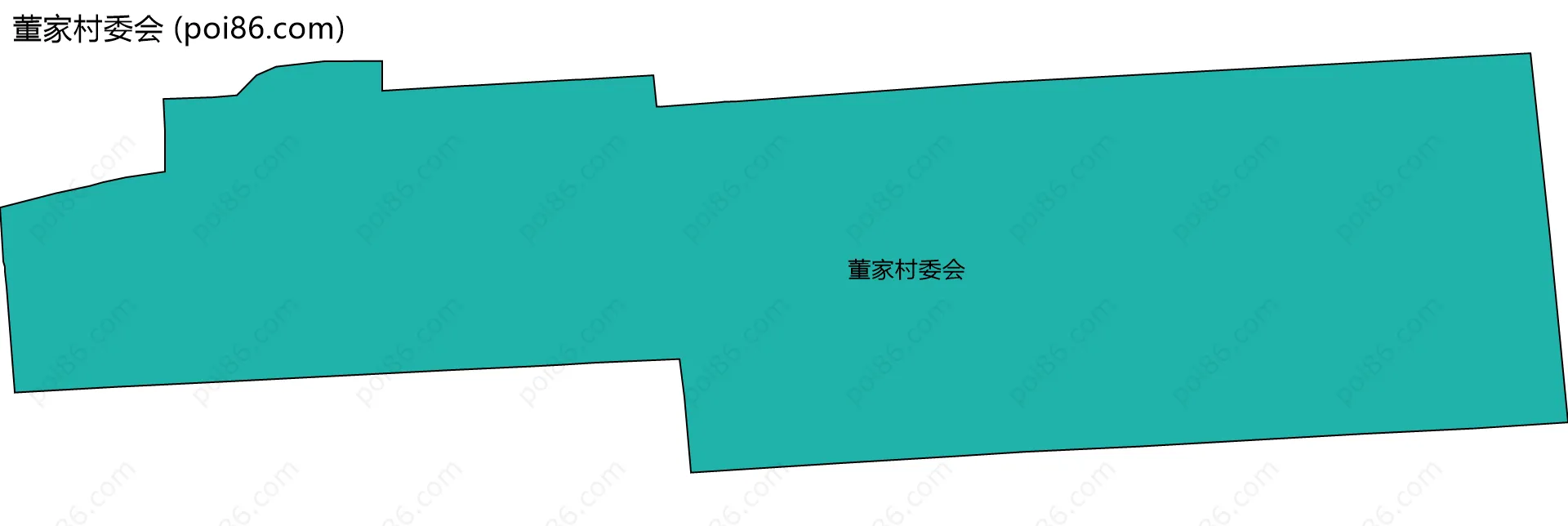 董家村委会边界地图