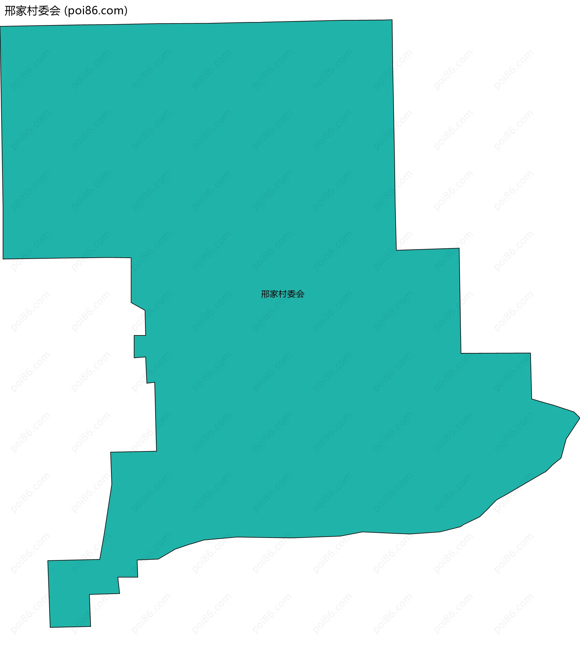 邢家村委会边界地图