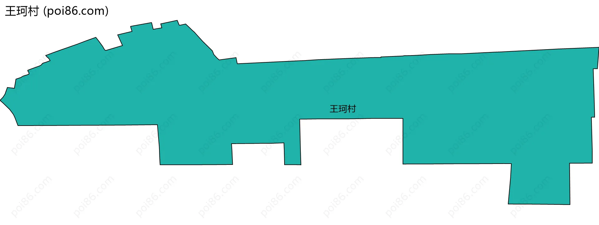 王珂村边界地图