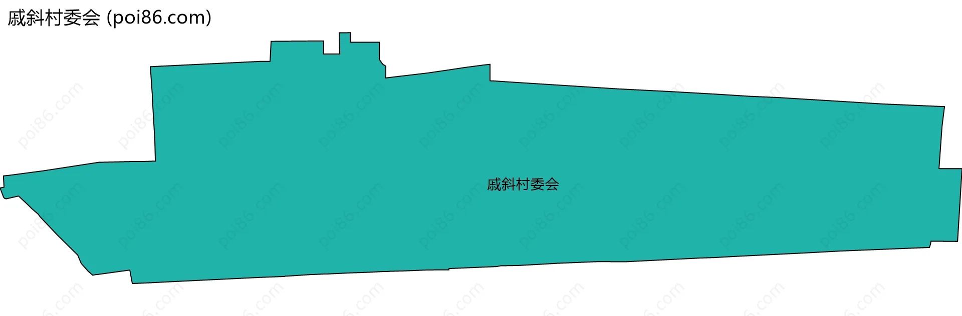 戚斜村委会边界地图