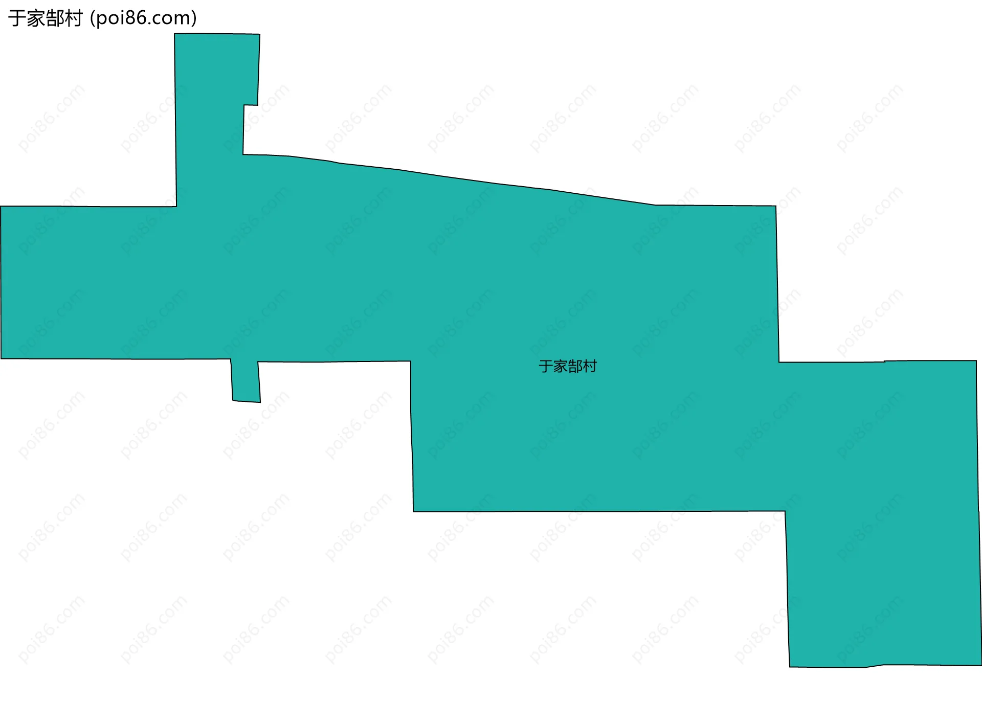 于家郜村边界地图