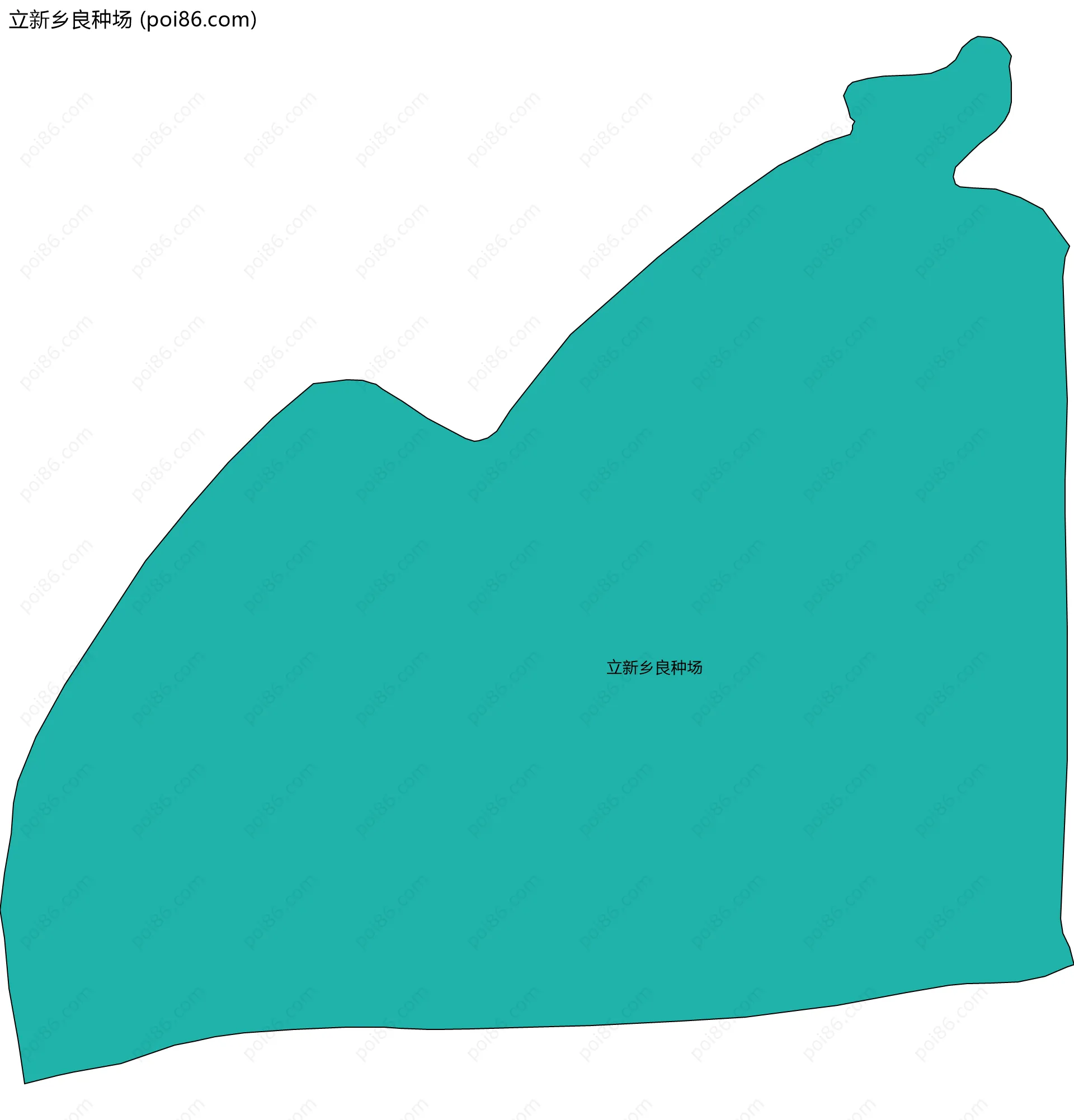 立新乡良种场边界地图