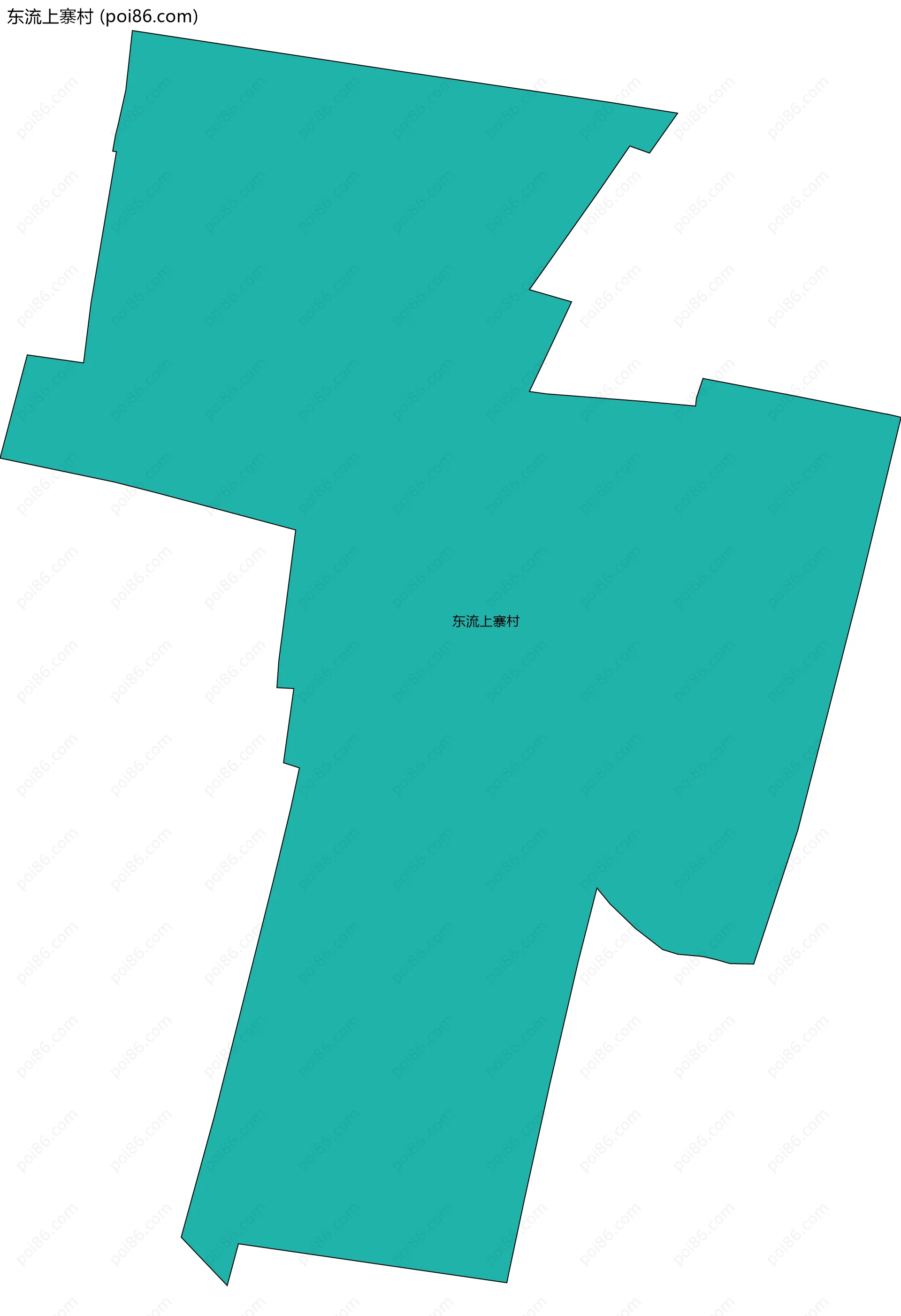 东流上寨村边界地图