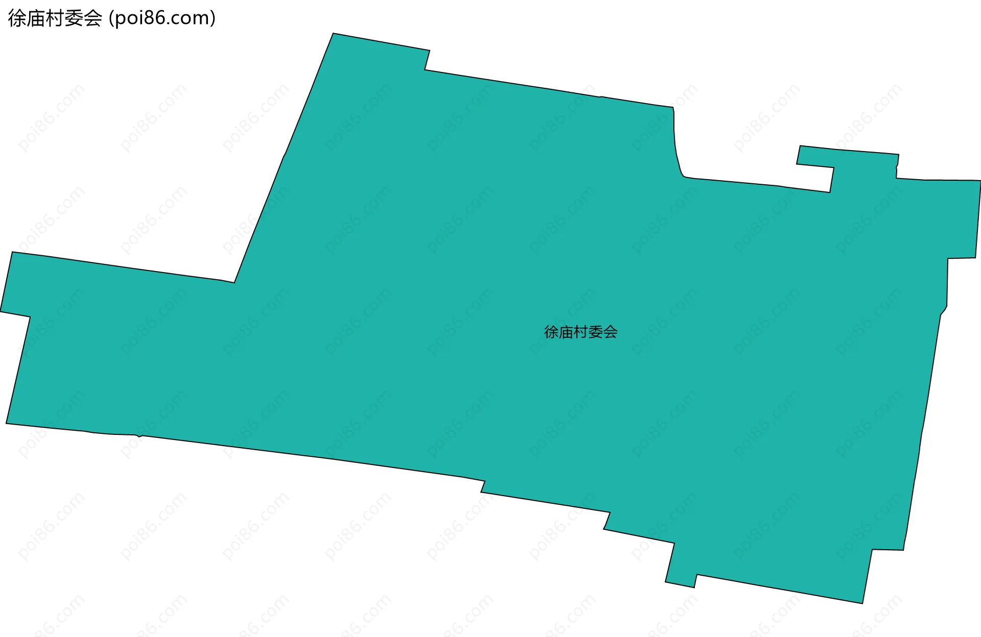 徐庙村委会边界地图