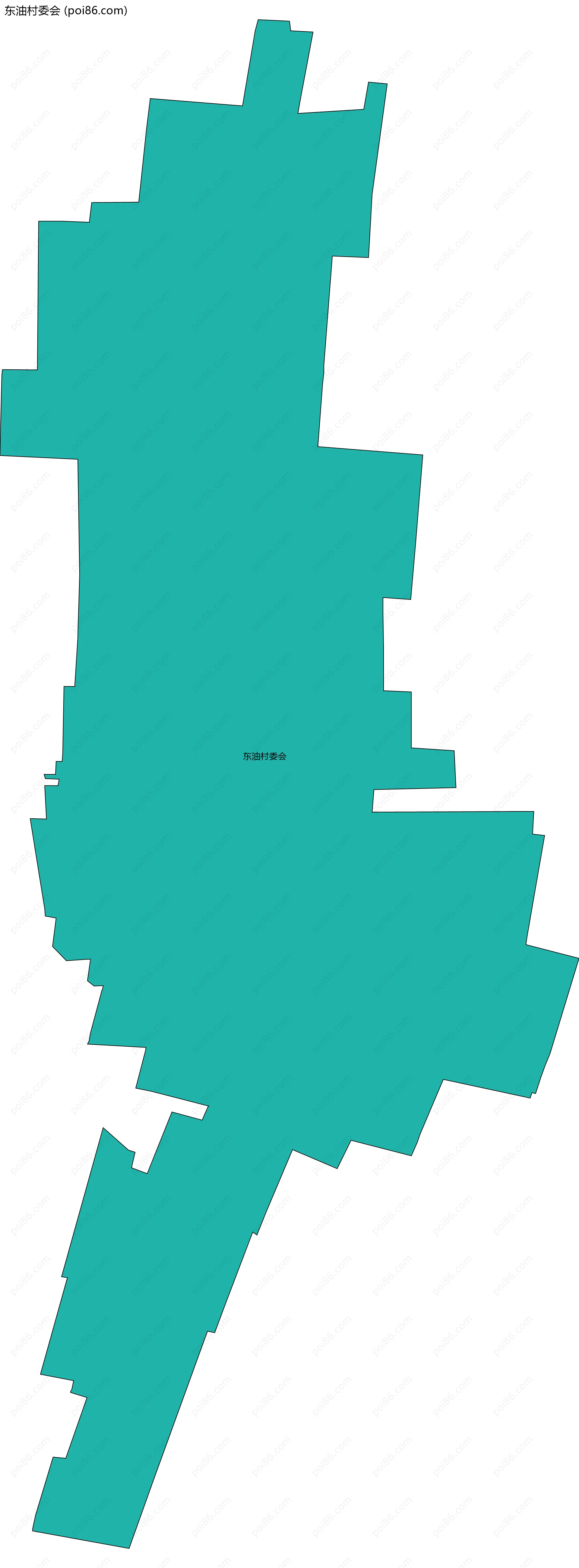 东油村委会边界地图