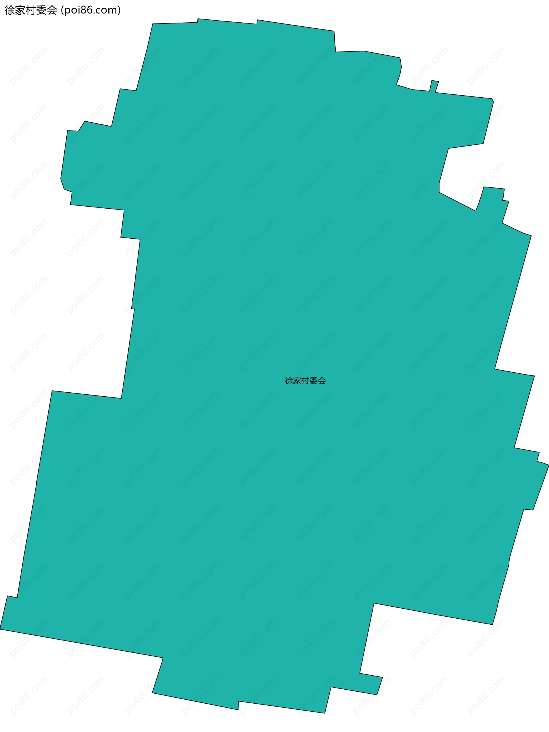 徐家村委会边界地图