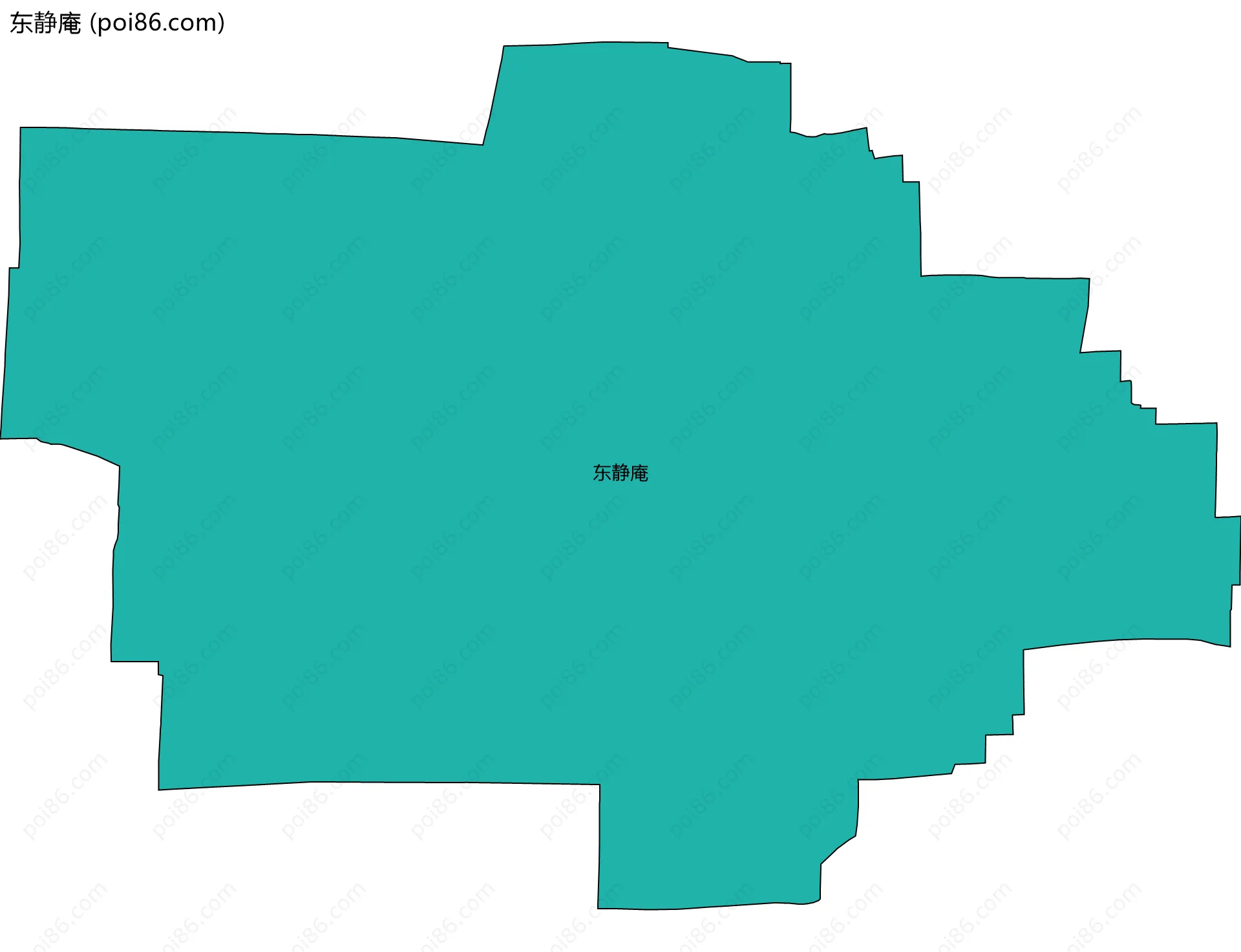 东静庵边界地图