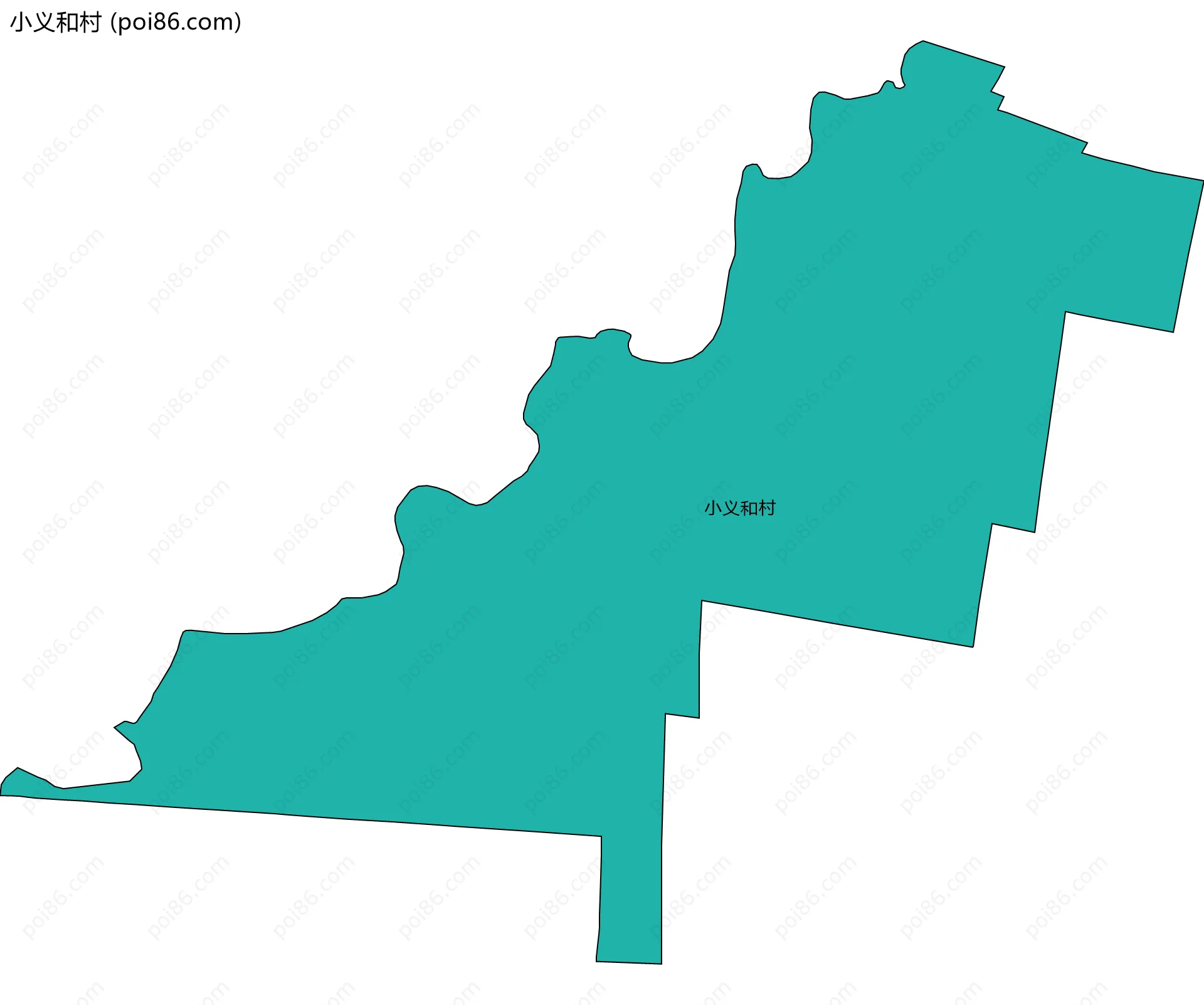 小义和村边界地图