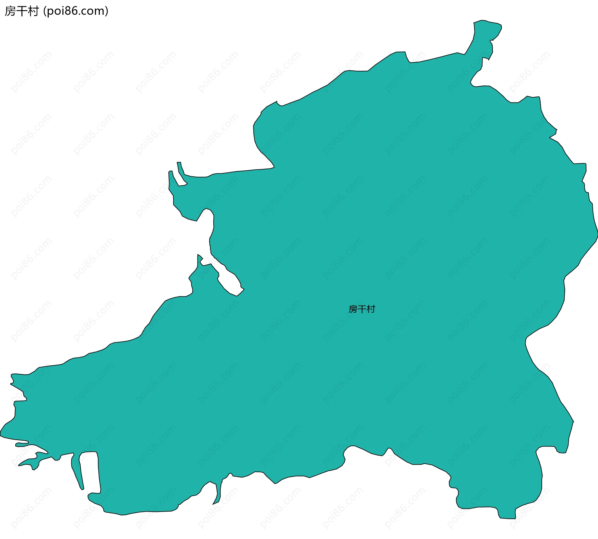 房干村边界地图
