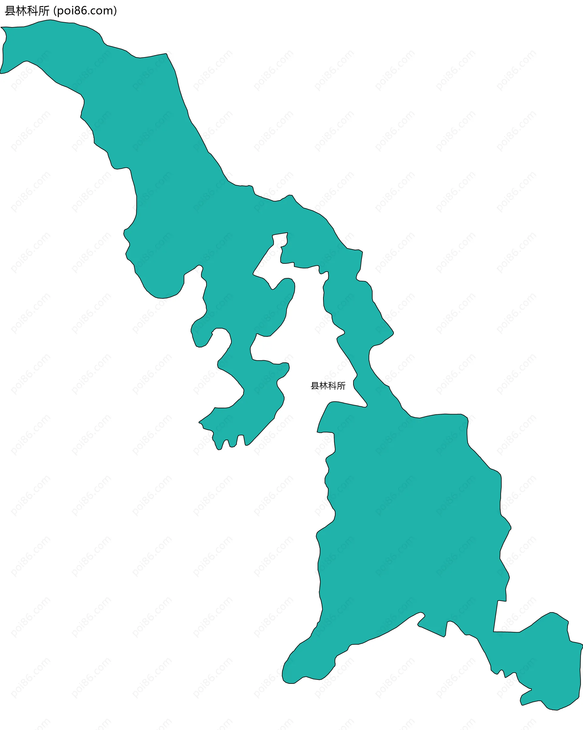 县林科所边界地图