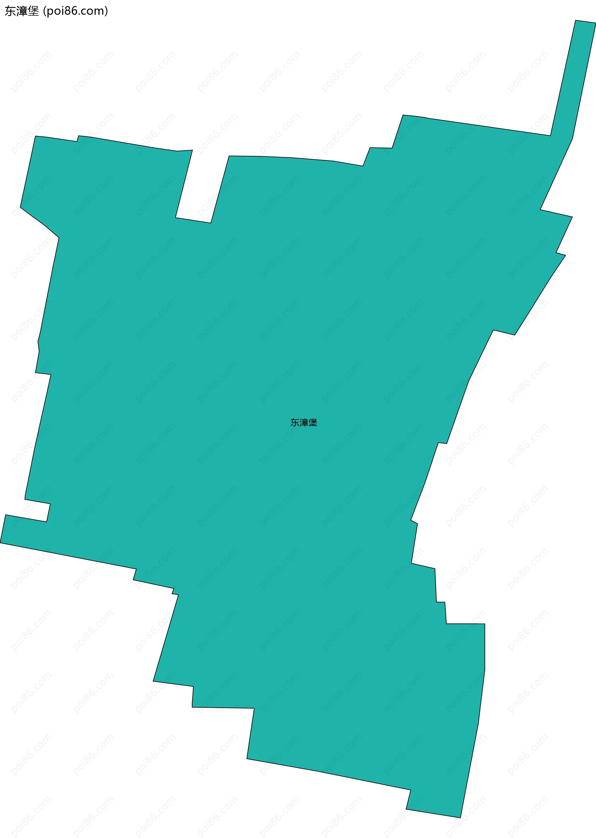 东漳堡边界地图