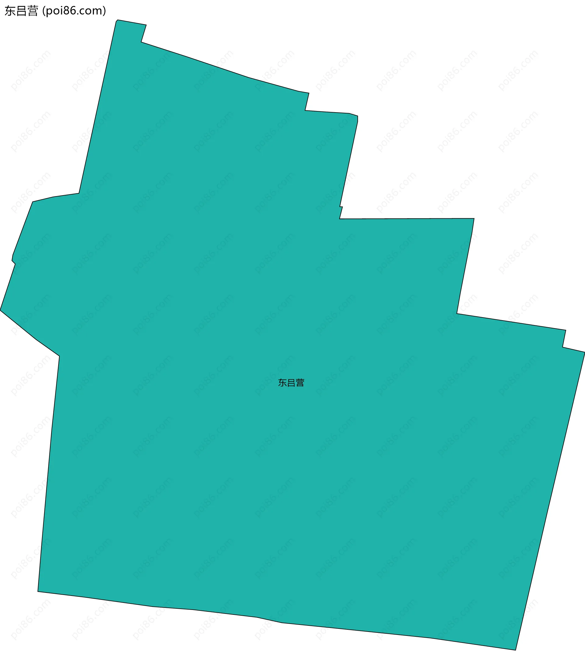 东吕营边界地图