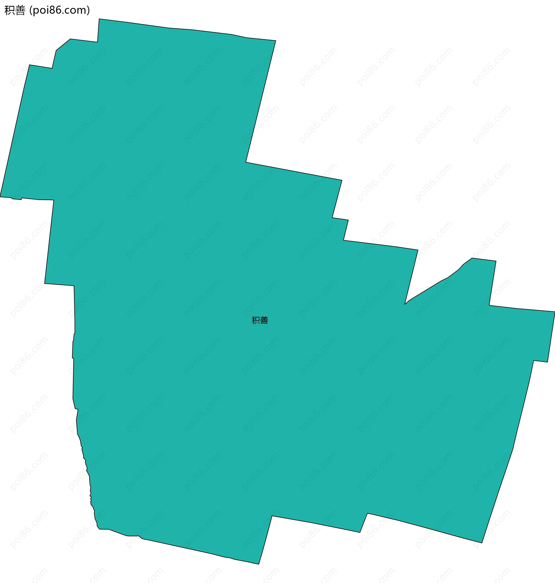 积善边界地图
