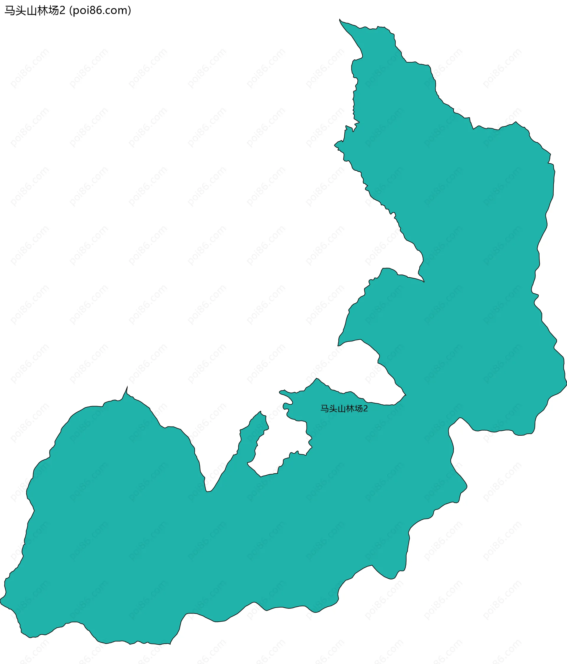 马头山林场2边界地图