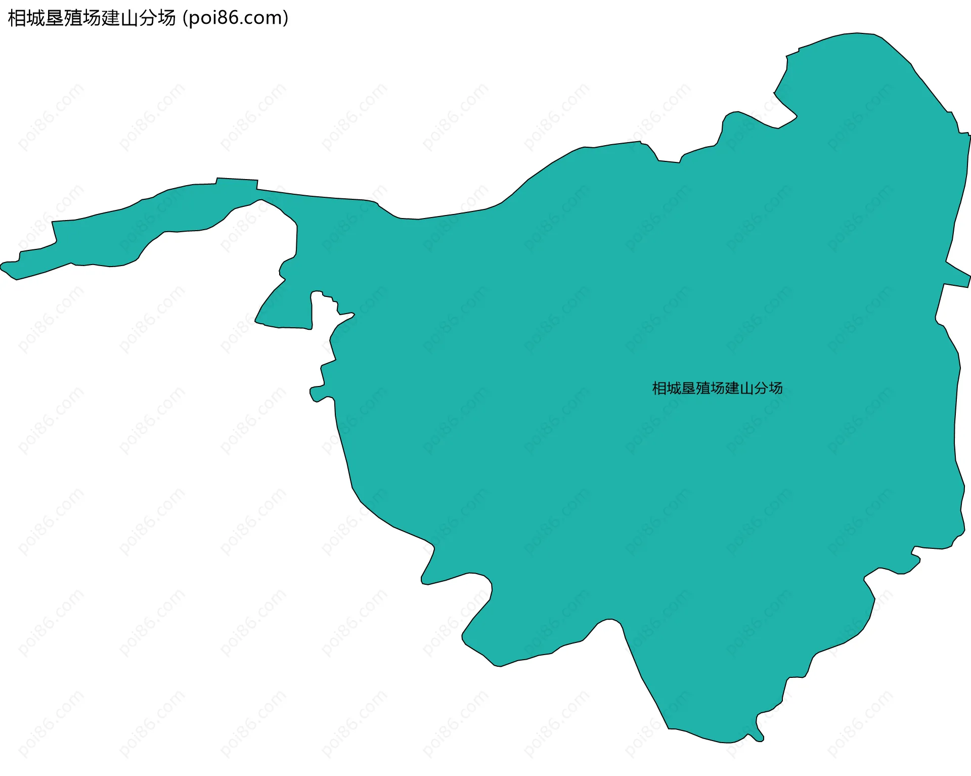 相城垦殖场建山分场边界地图