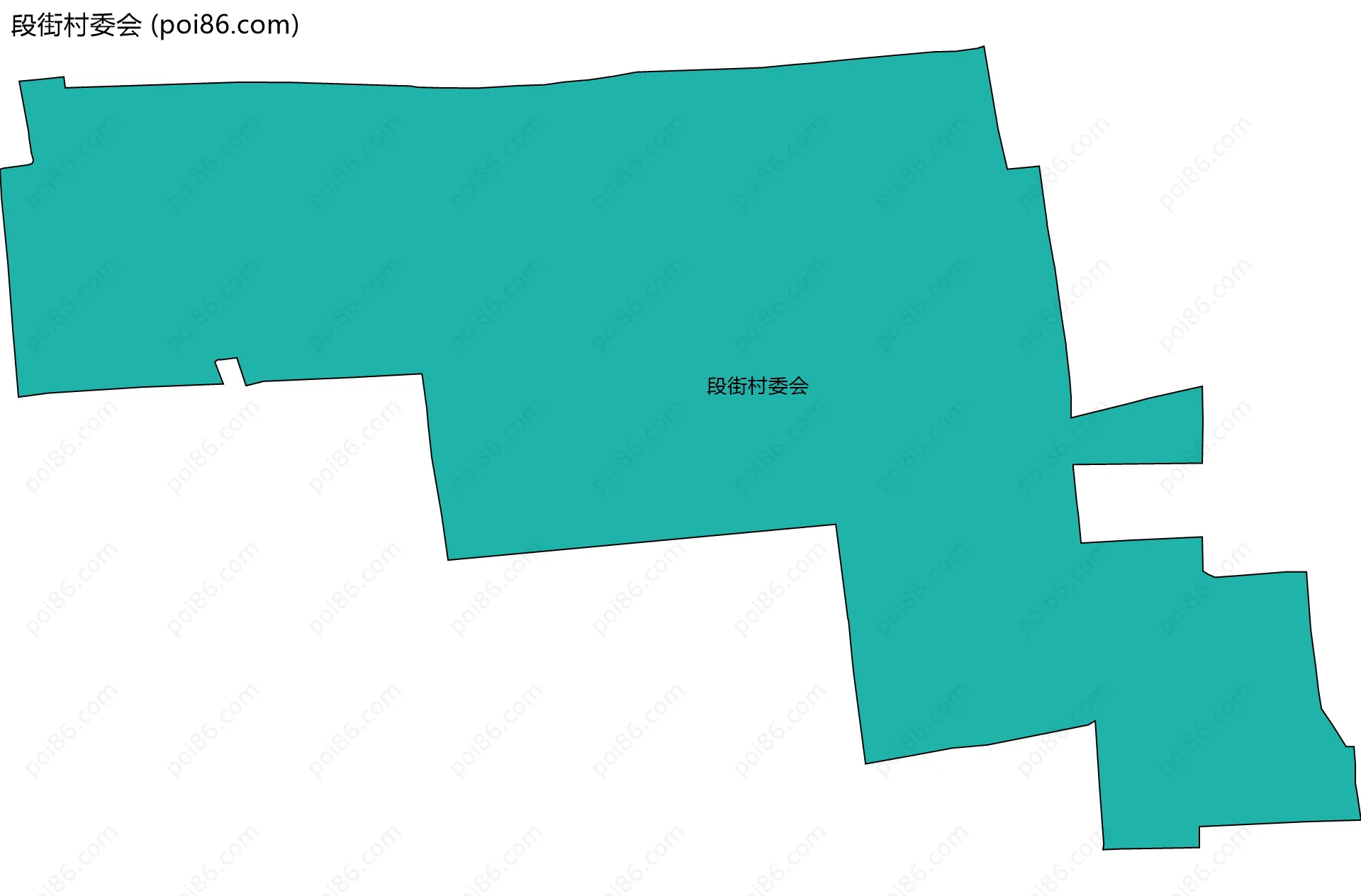 段街村委会边界地图