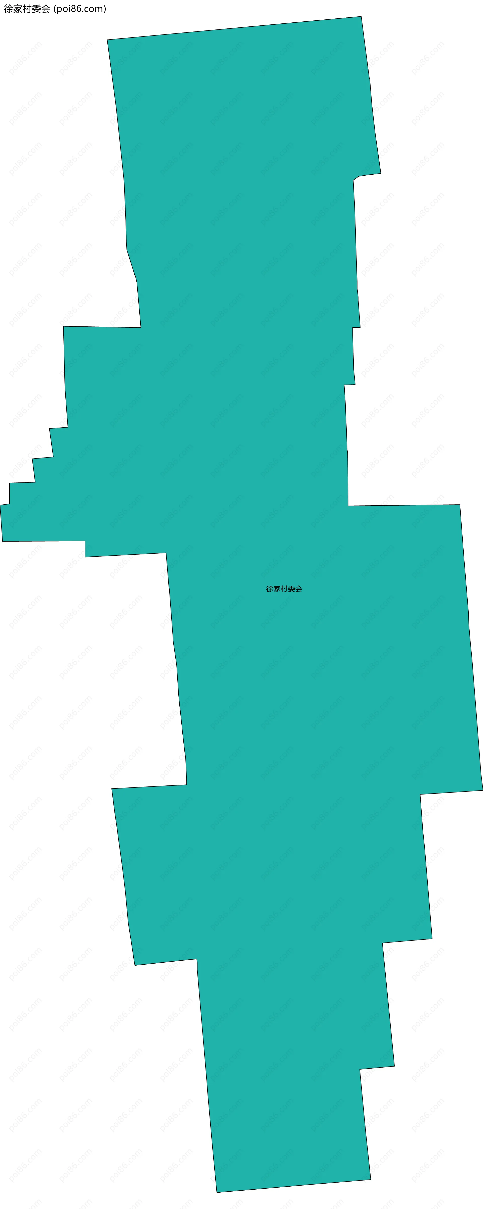 徐家村委会边界地图