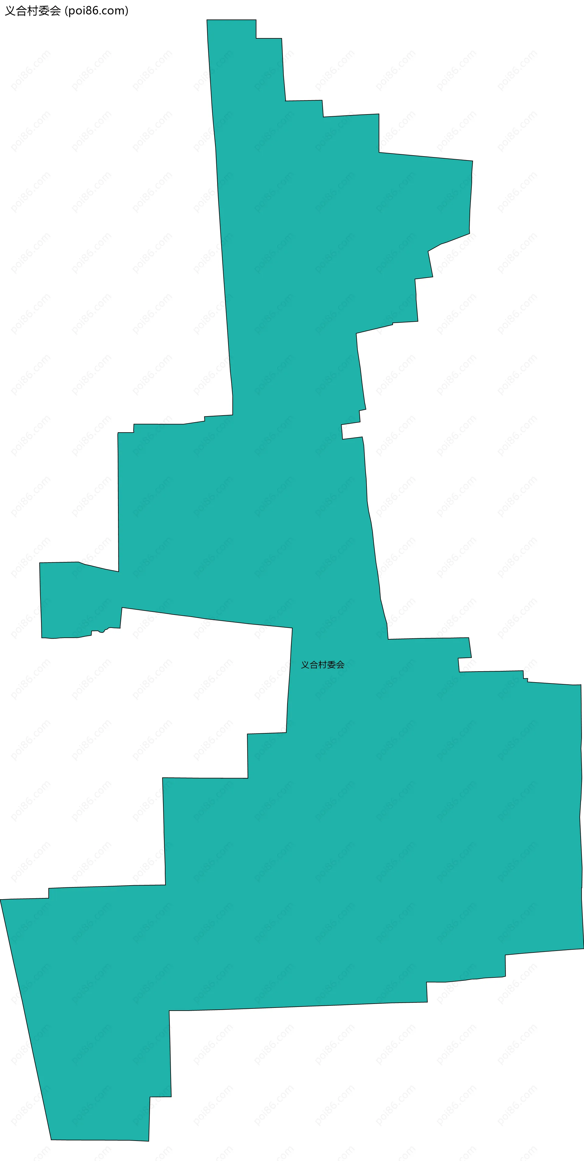 义合村委会边界地图