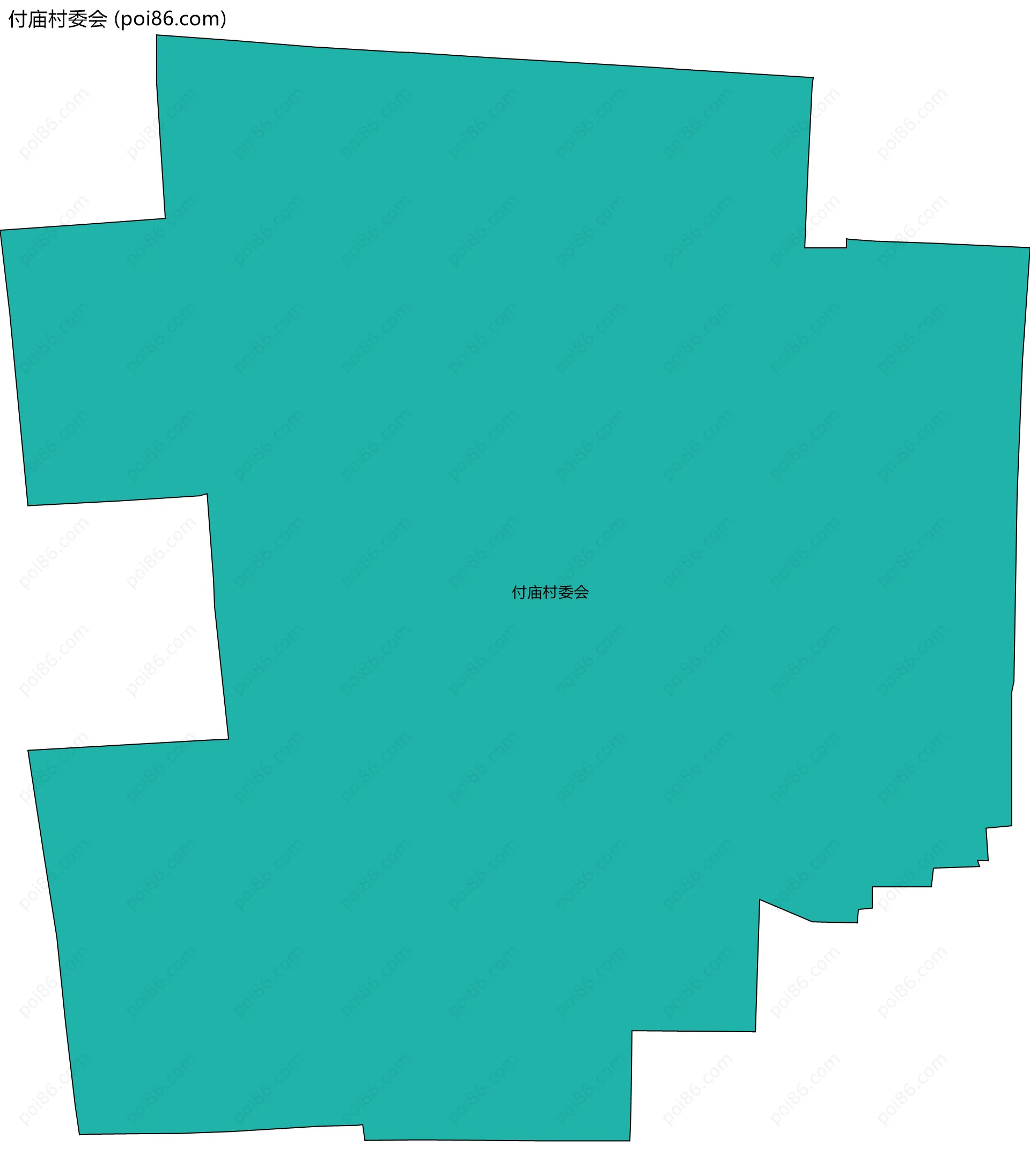 付庙村委会边界地图