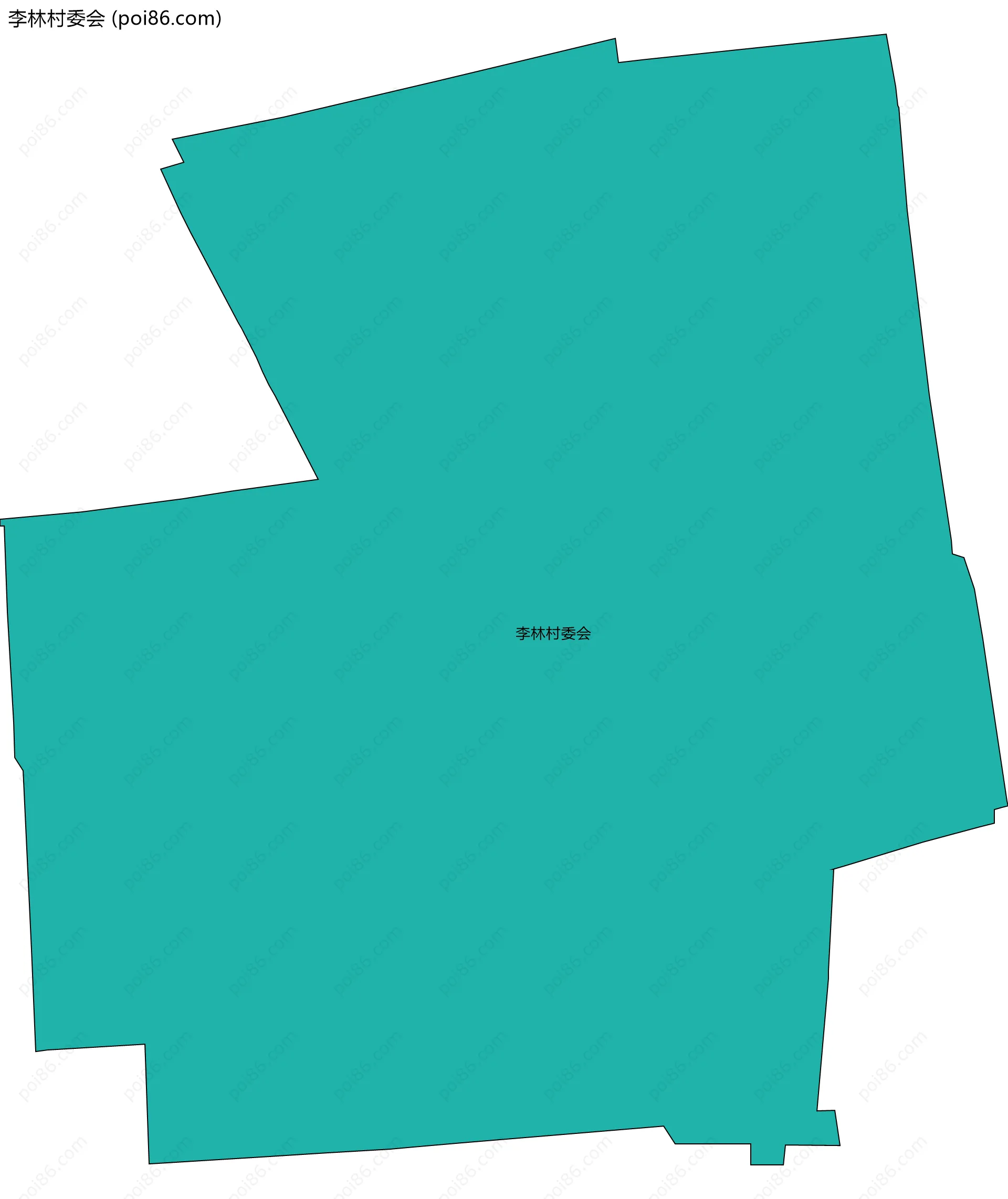 李林村委会边界地图