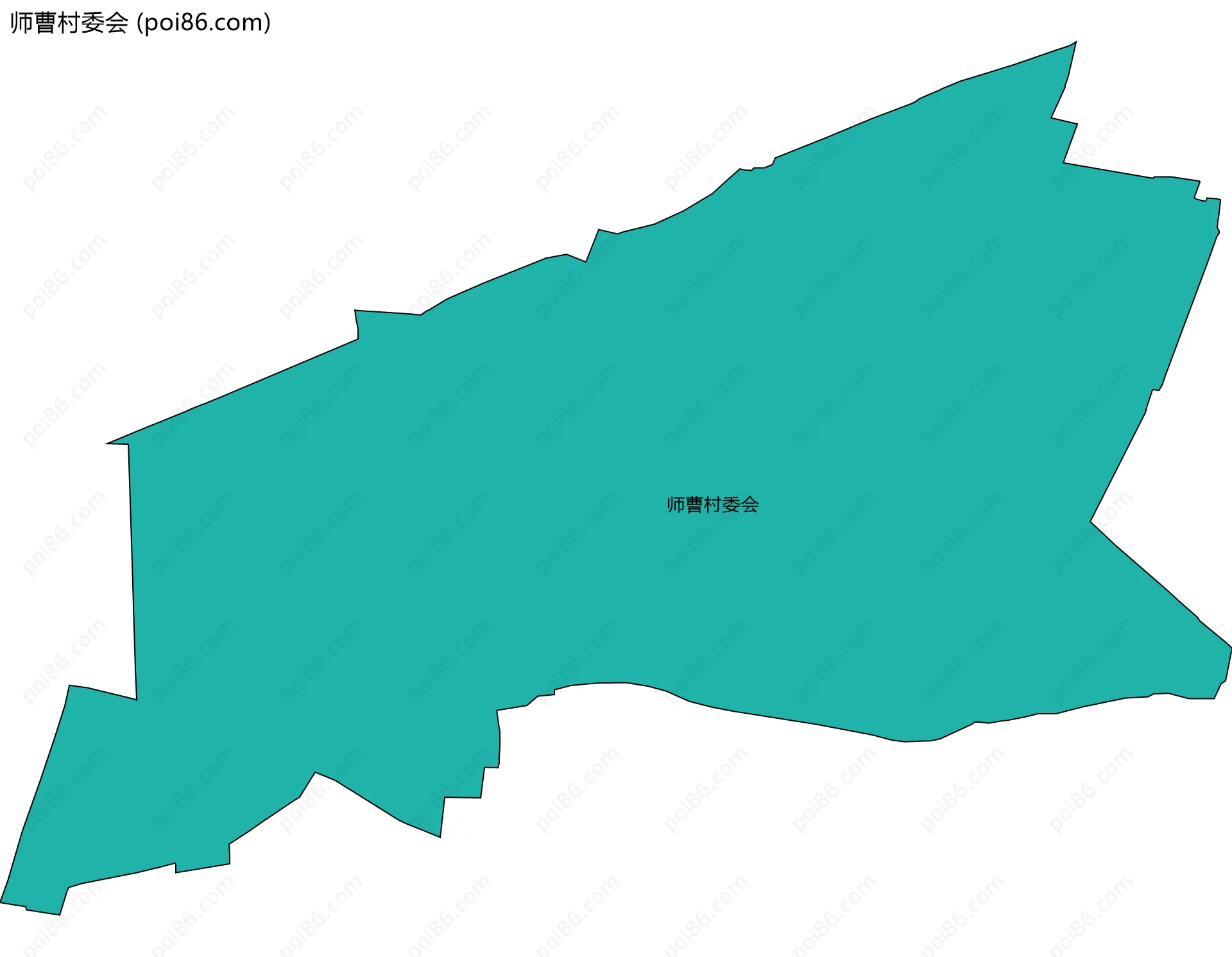 师曹村委会边界地图