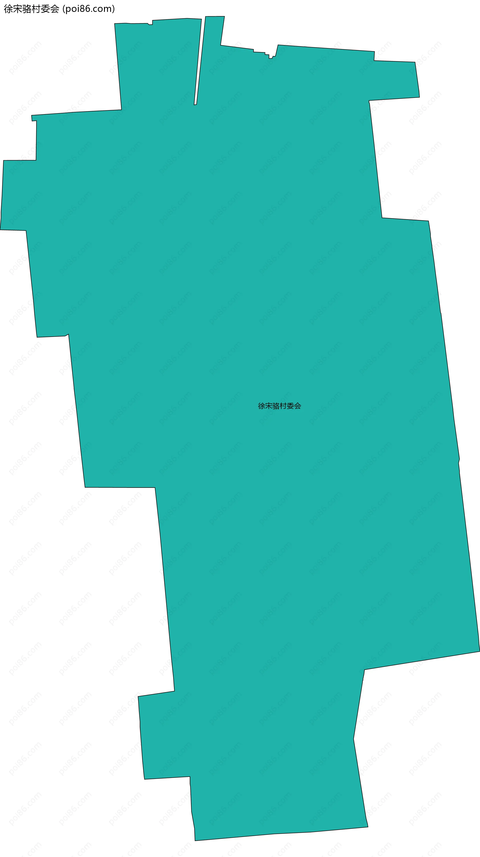 徐宋骆村委会边界地图