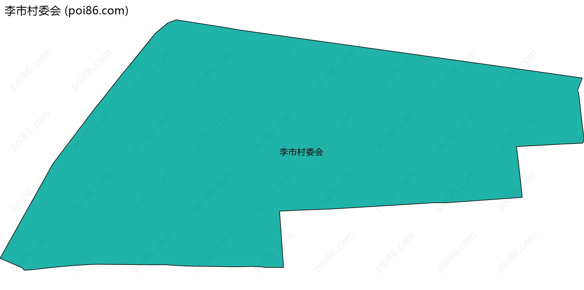 李市村委会边界地图