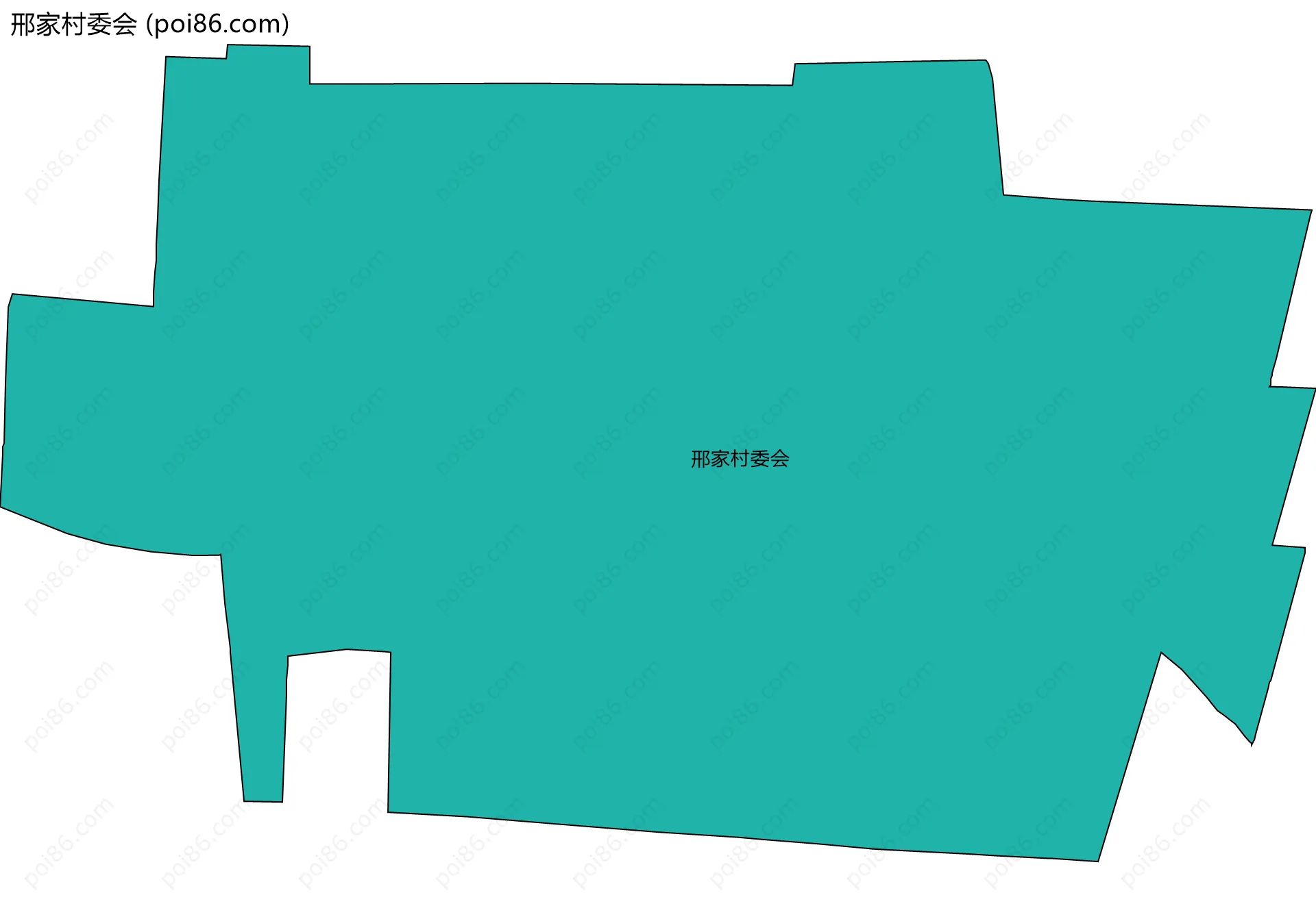 邢家村委会边界地图