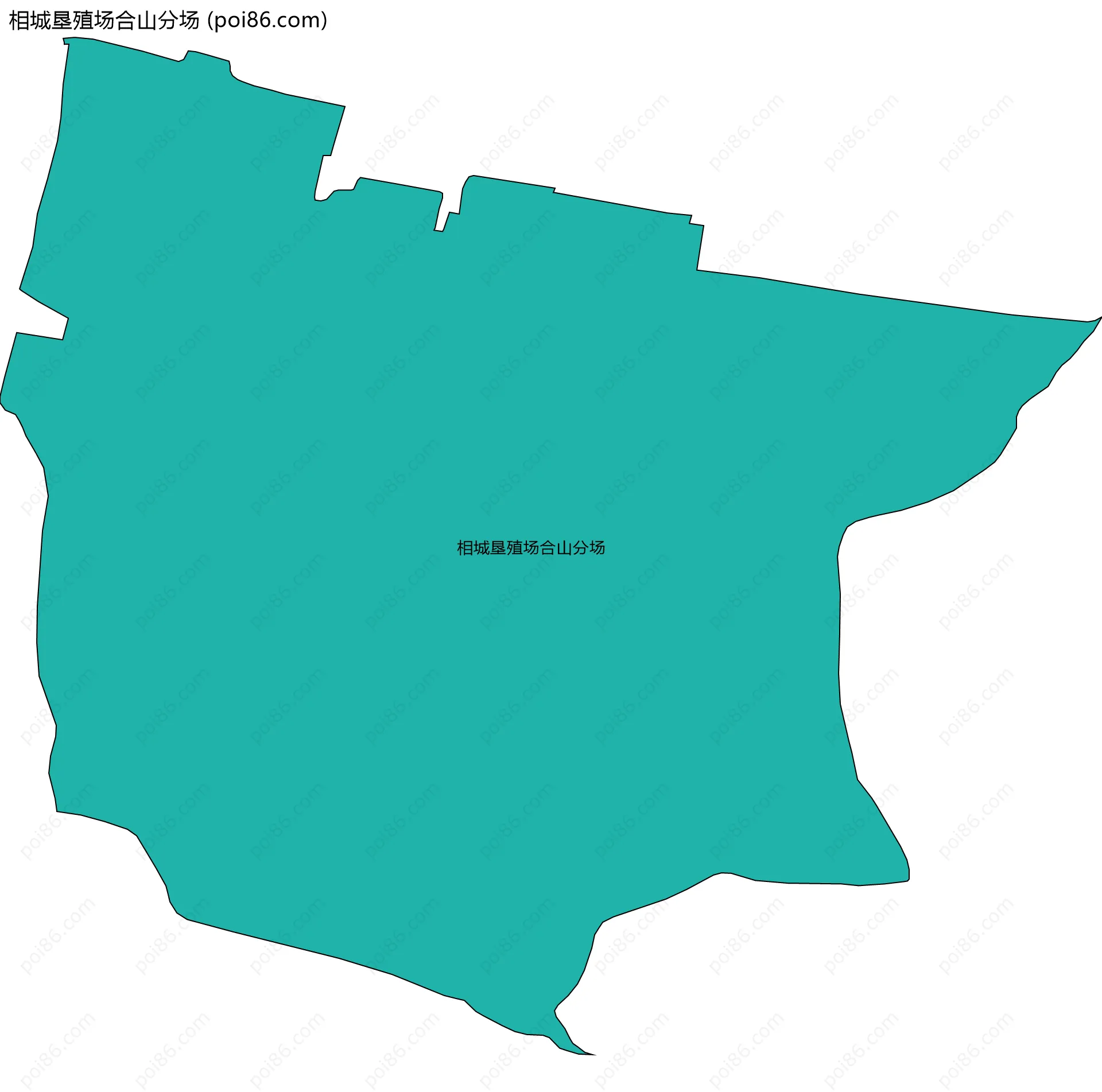 相城垦殖场合山分场边界地图
