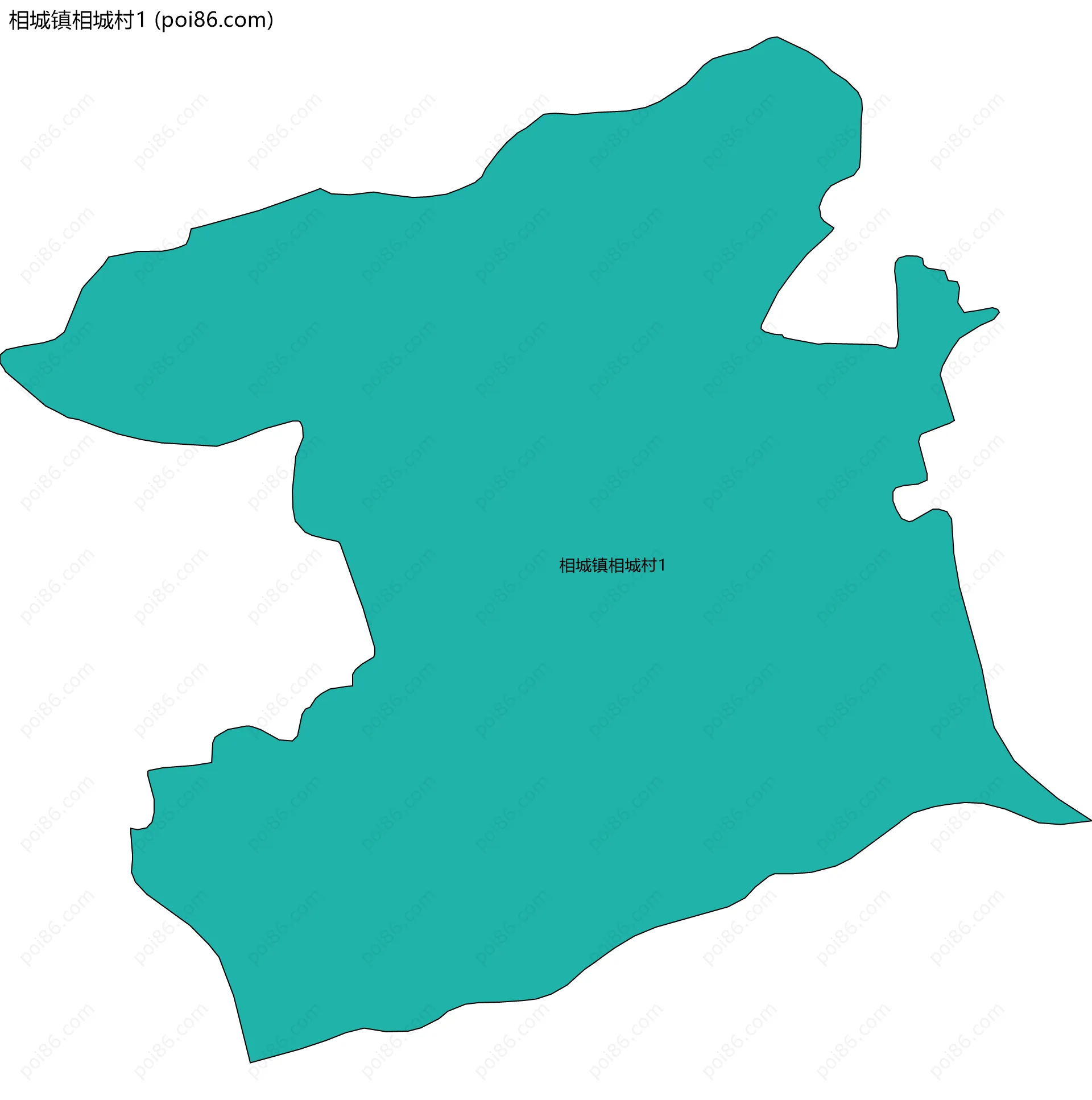相城镇相城村1边界地图