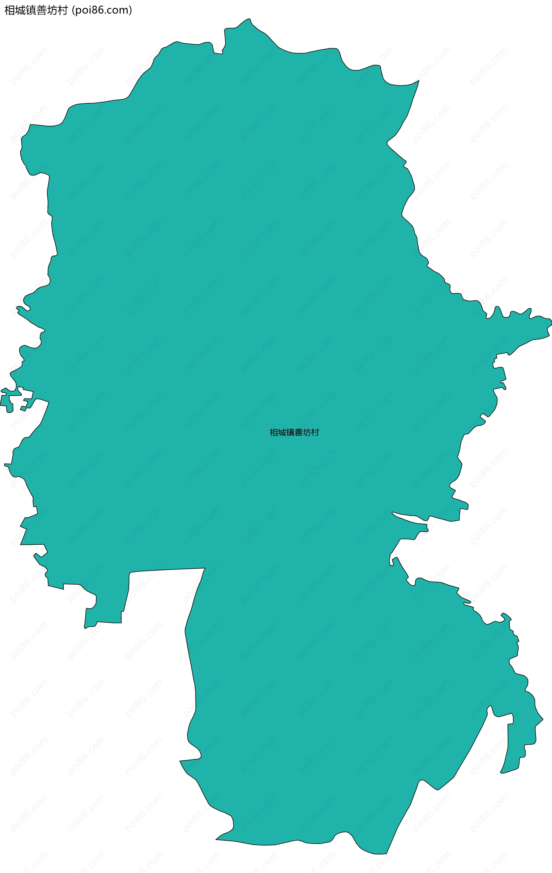 相城镇善坊村边界地图